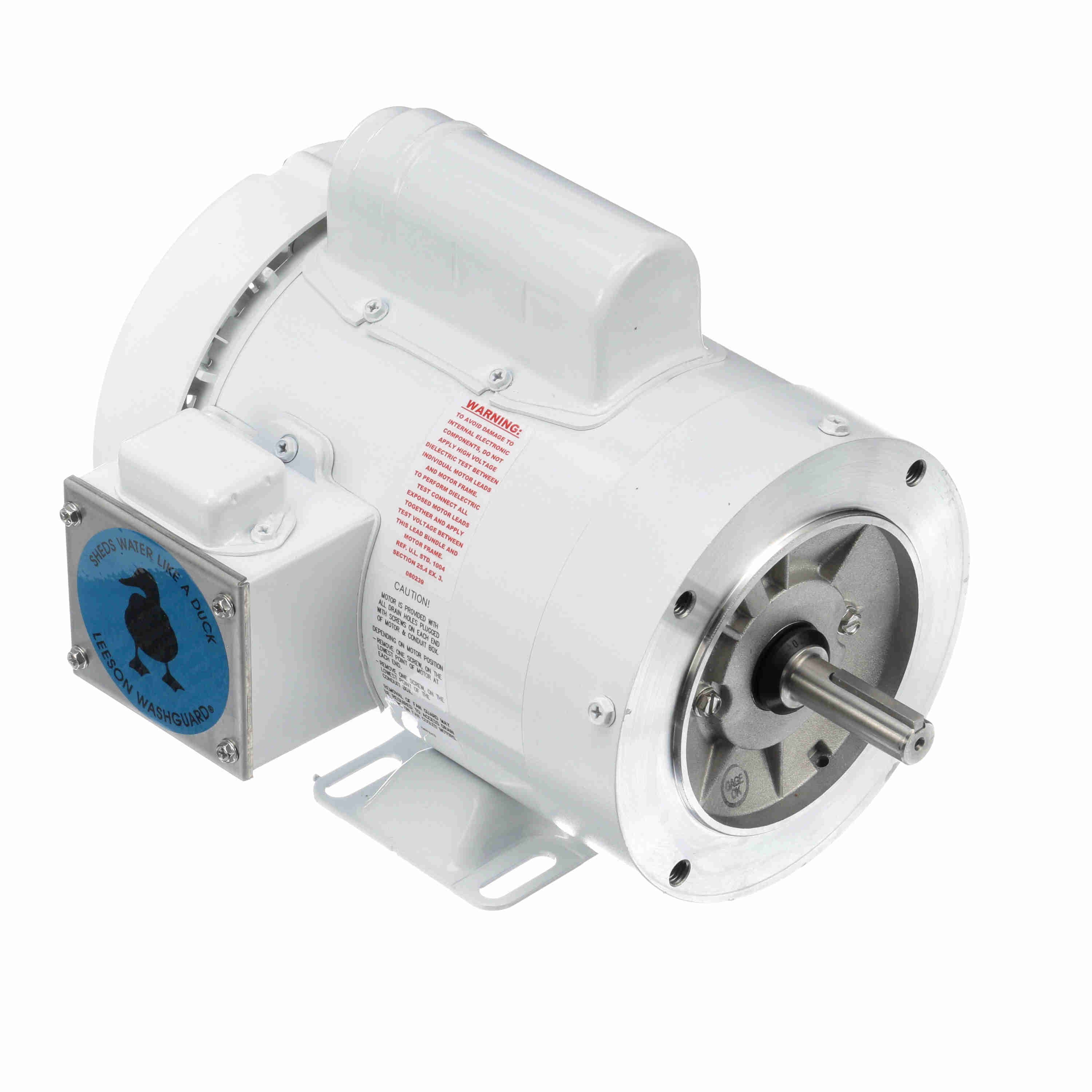 Leeson Washguard Electric Motor, 1HP, 1800RPM - 0