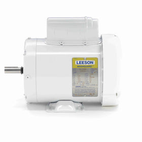 Leeson Washguard Electric Motor, 1HP, 1800RPM