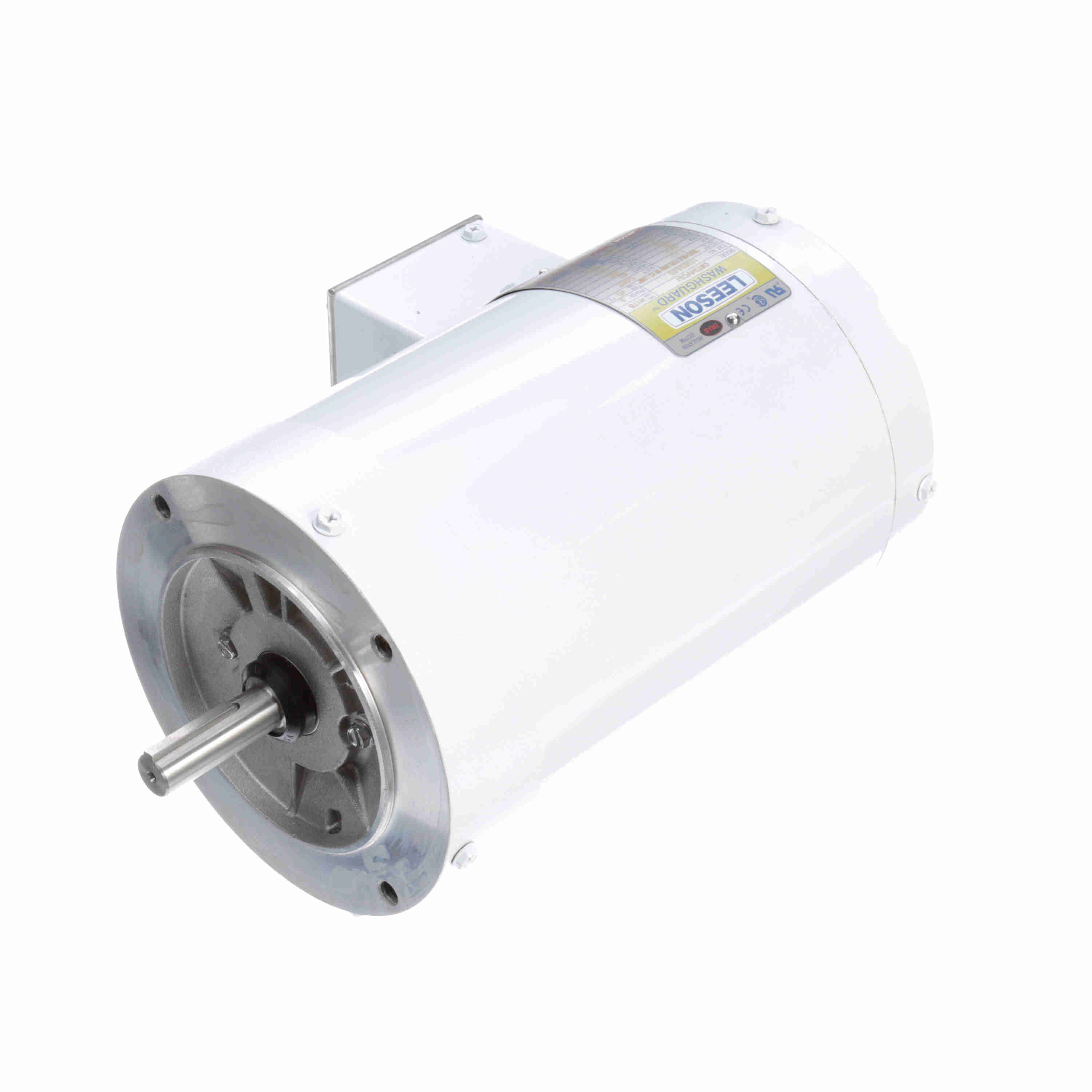 Leeson Washguard Electric Motor, 1.5 HP, 3600 RPM