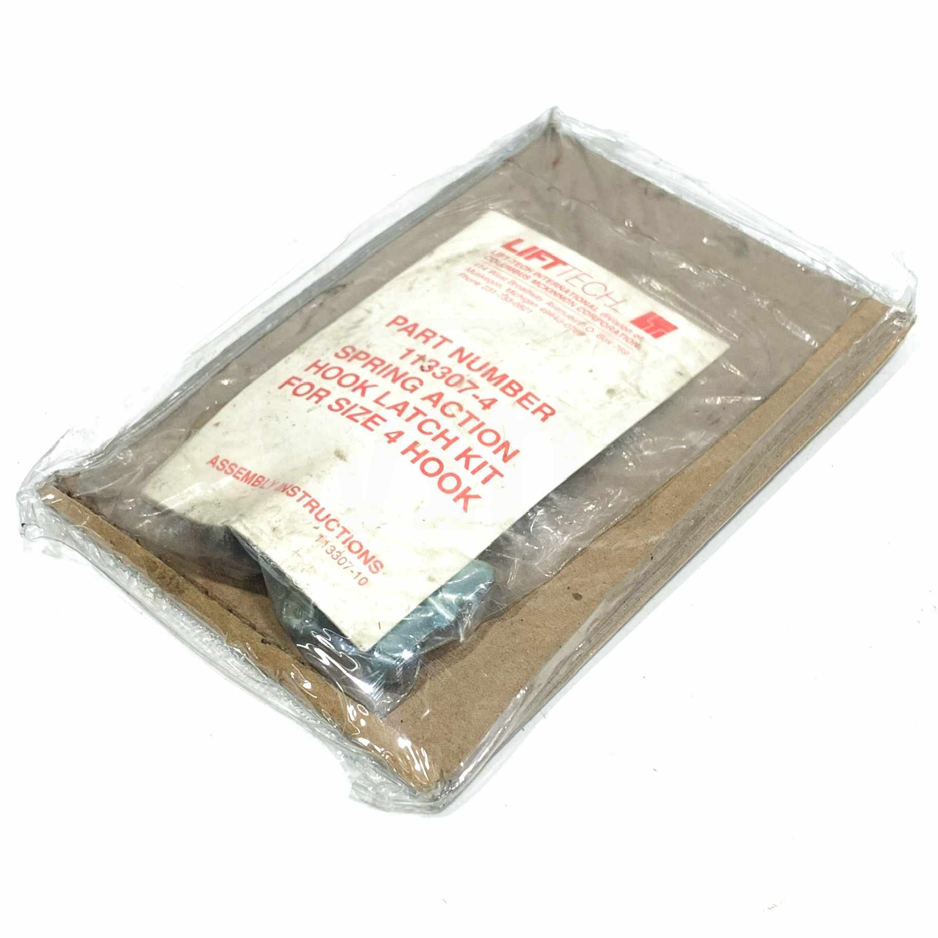 113307-4 Lift Tech Spring Action Hook Latch Kit For Size 4 Hook - 0