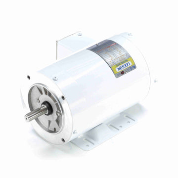 Leeson Washguard Electric Motor, 1.5 HP, 3600 RPM - 0