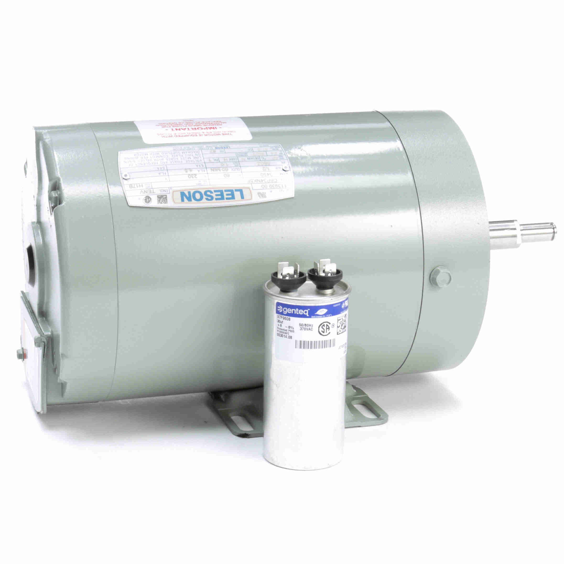 1/2HP Leeson Ag-Duty Milk Transfer Pump Motor