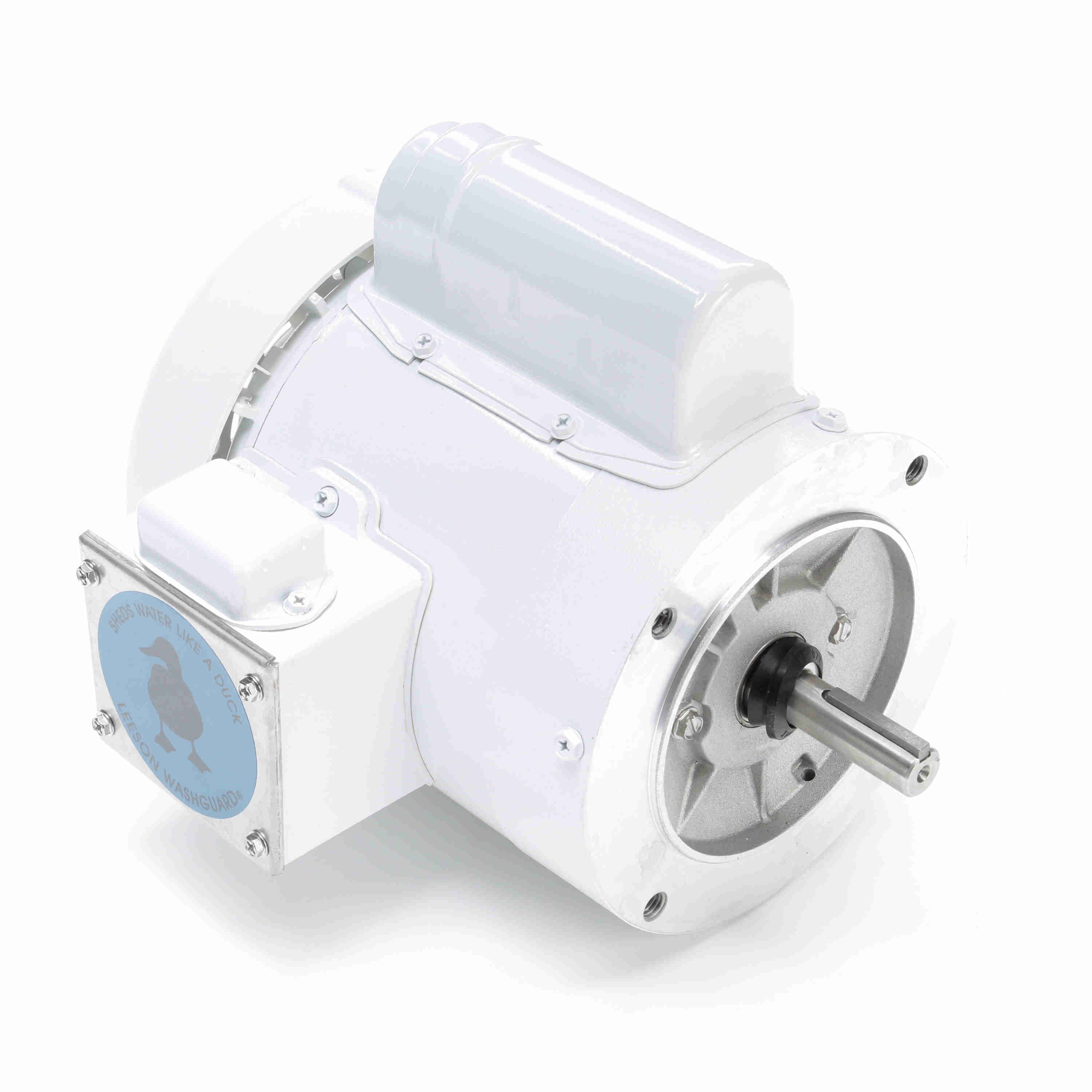 Leeson Washguard Electric Motor, 1/3HP, 1800RPM - 0