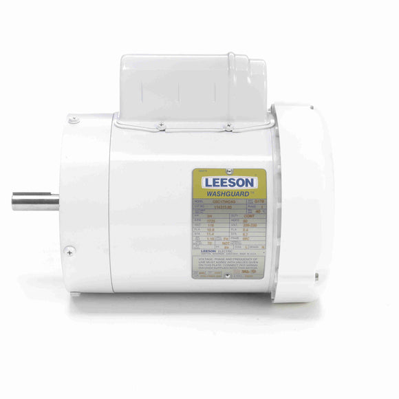 114315.00 Leeson Washguard Motor, 3/4HP, 1800RPM