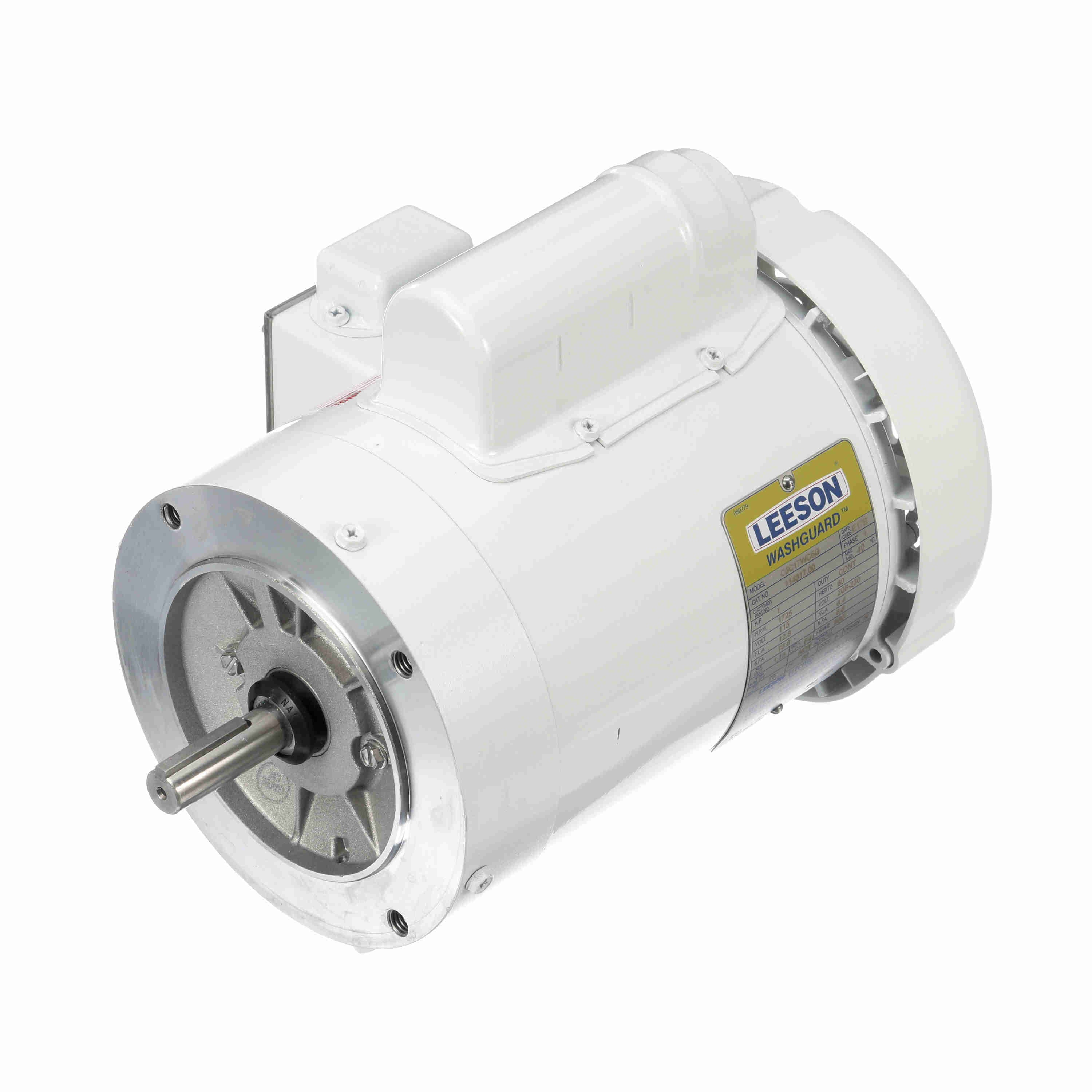 Leeson Washguard Electric Motor, 1HP, 1800RPM - 0