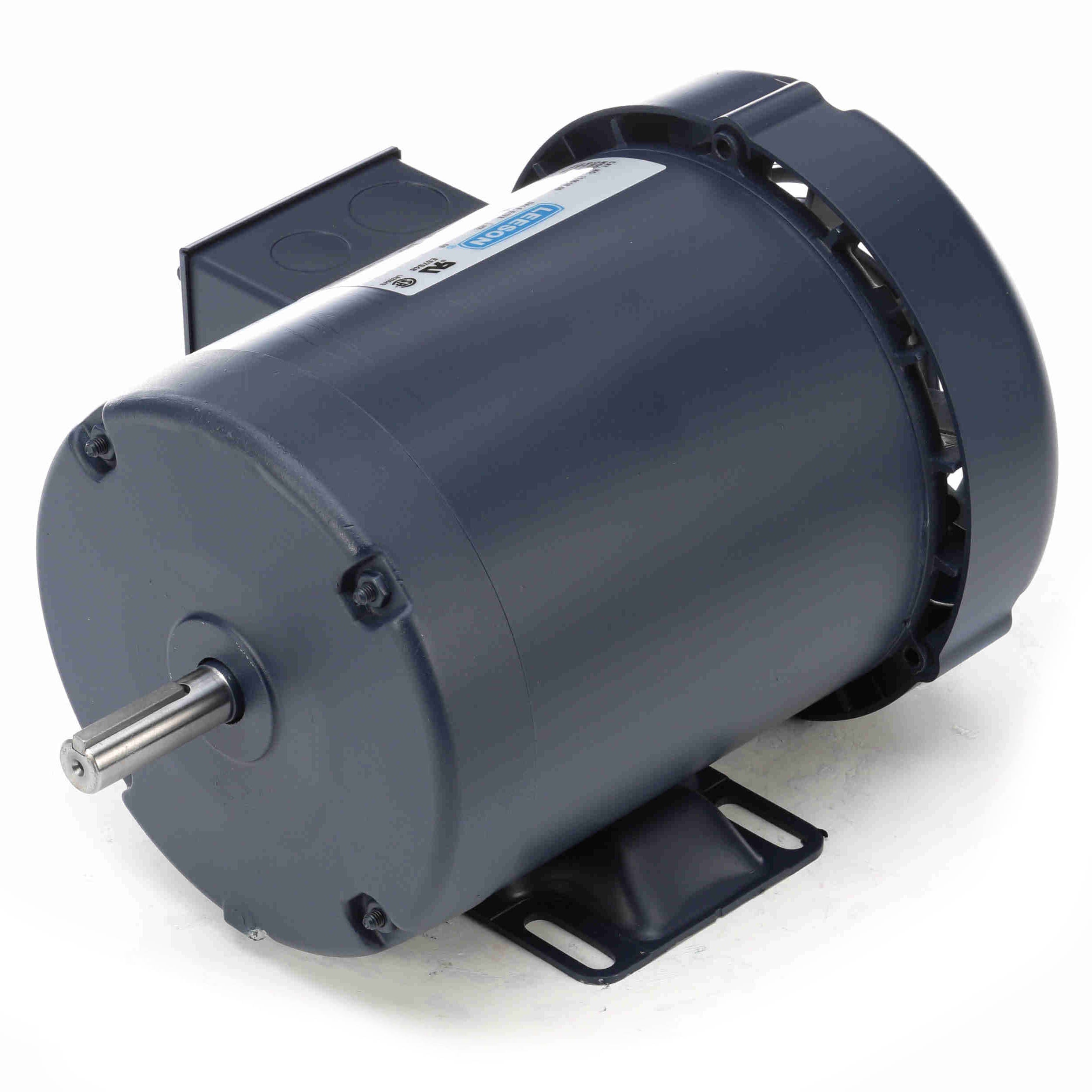 114618.00 Leeson 1/2HP General Purpose Electric Motor, 850RPM - 0