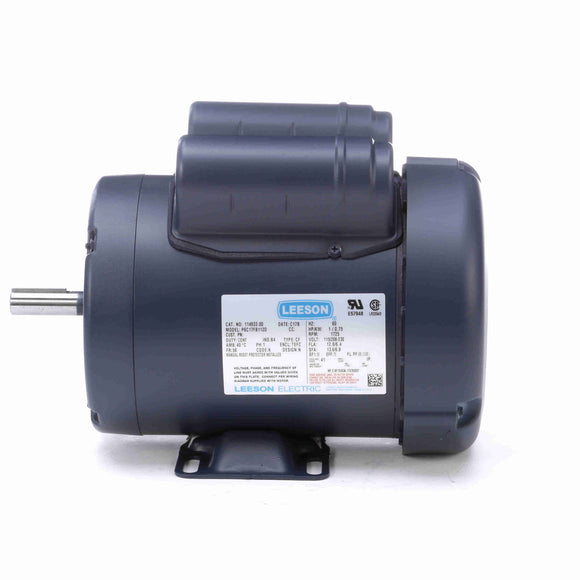 114933.00 Leeson 1HP Instant Reversing Electric Motor, 1725RPM