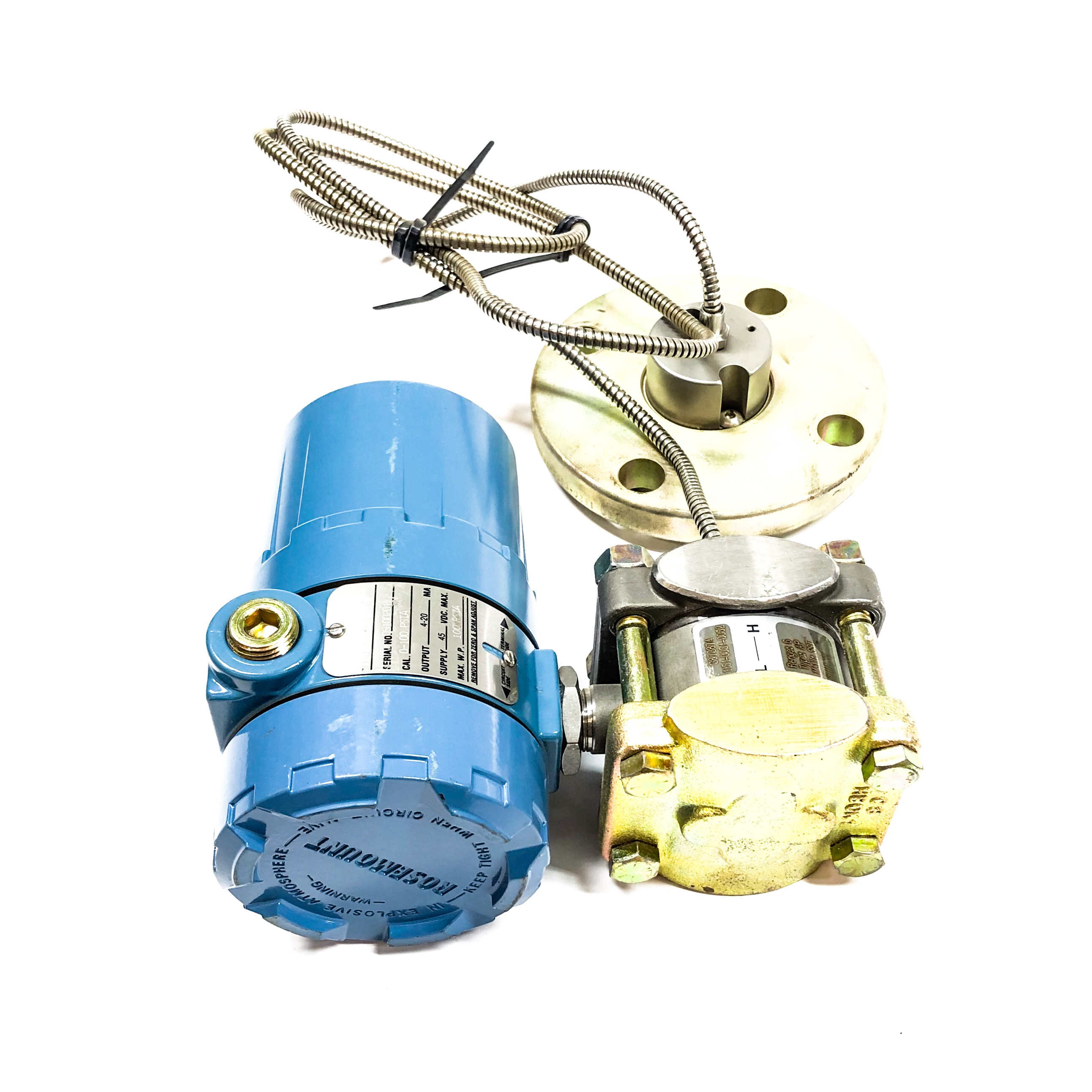 1151AP6S22S1B2M7 Rosemount Pressure Transmitter, 0-100 PSIA, 4-20 mA, 45 VDC - 0