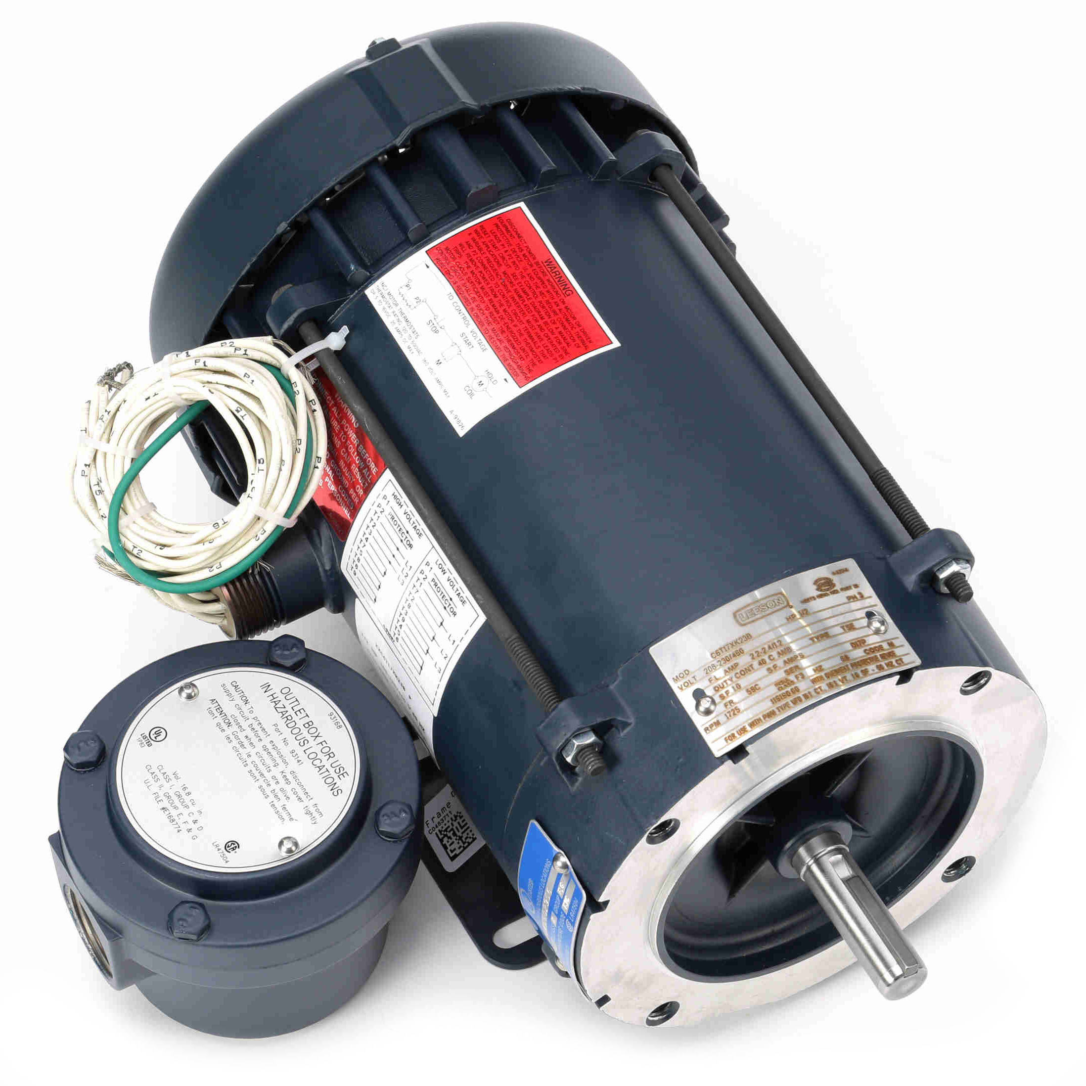 116190.00 Leeson 1/2HP Explosion Proof Electric Motor, 1800RPM