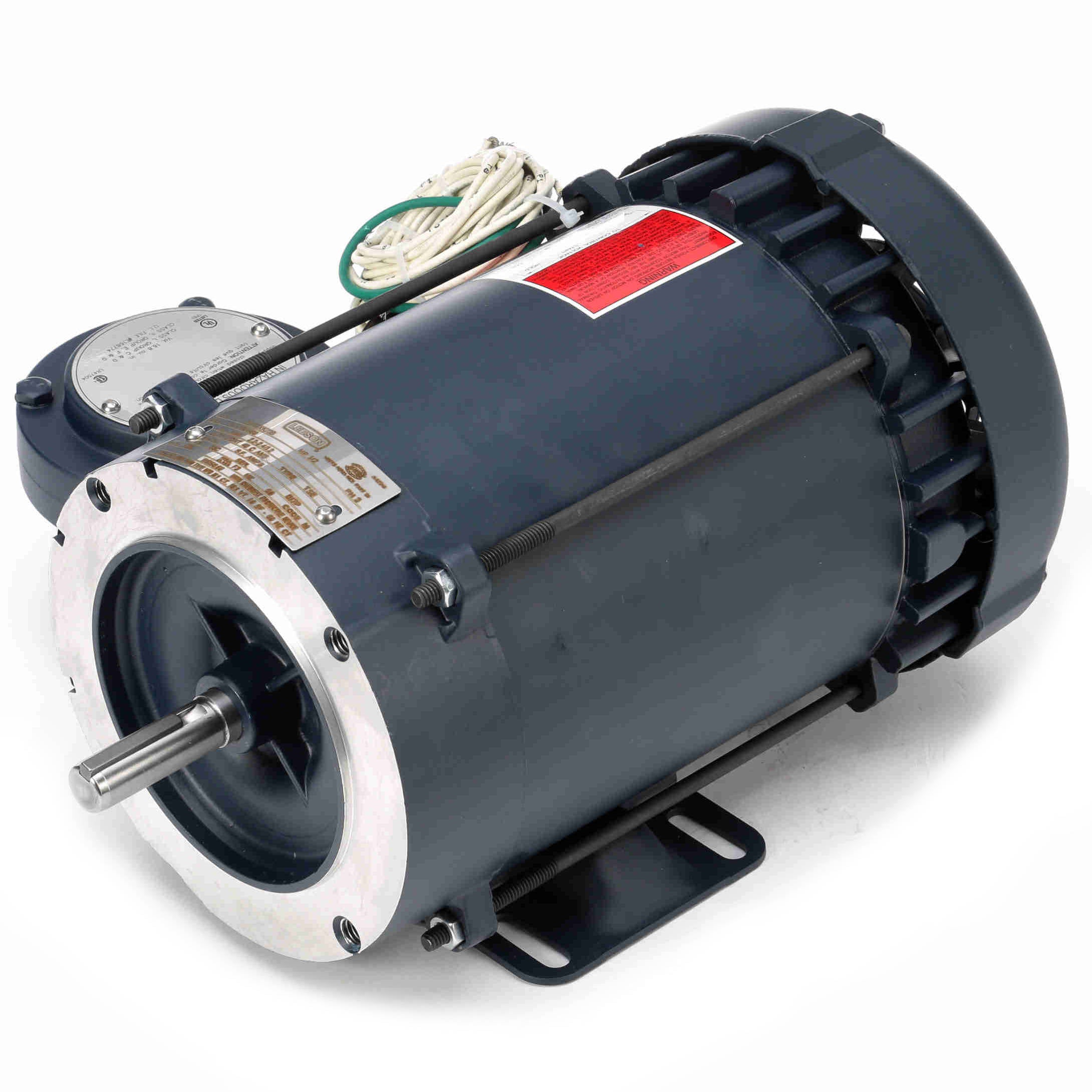 116190.00 Leeson 1/2HP Explosion Proof Electric Motor, 1800RPM - 0