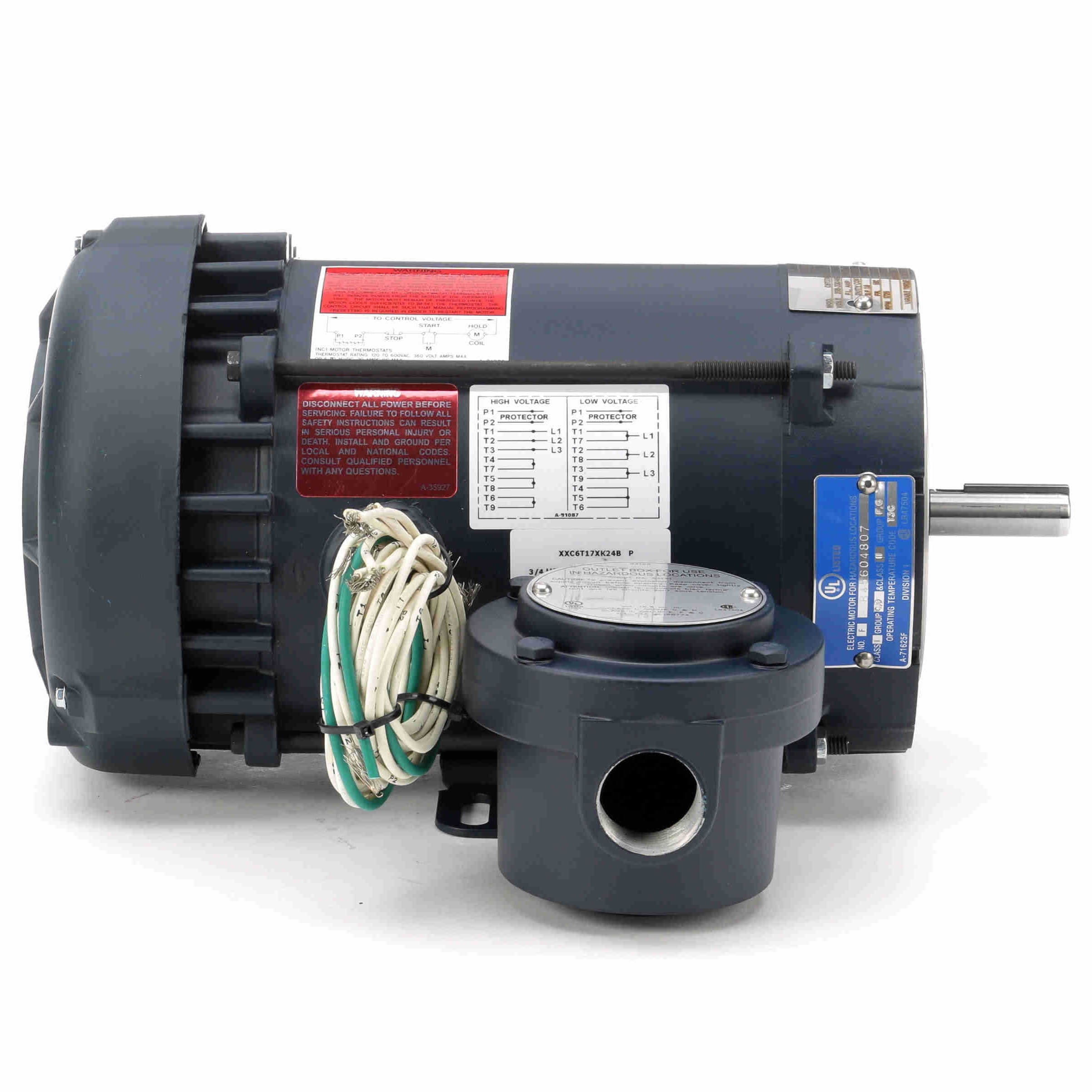 116191.00 Leeson 3/4HP Explosion Proof Electric Motor, 1800RPM - 0