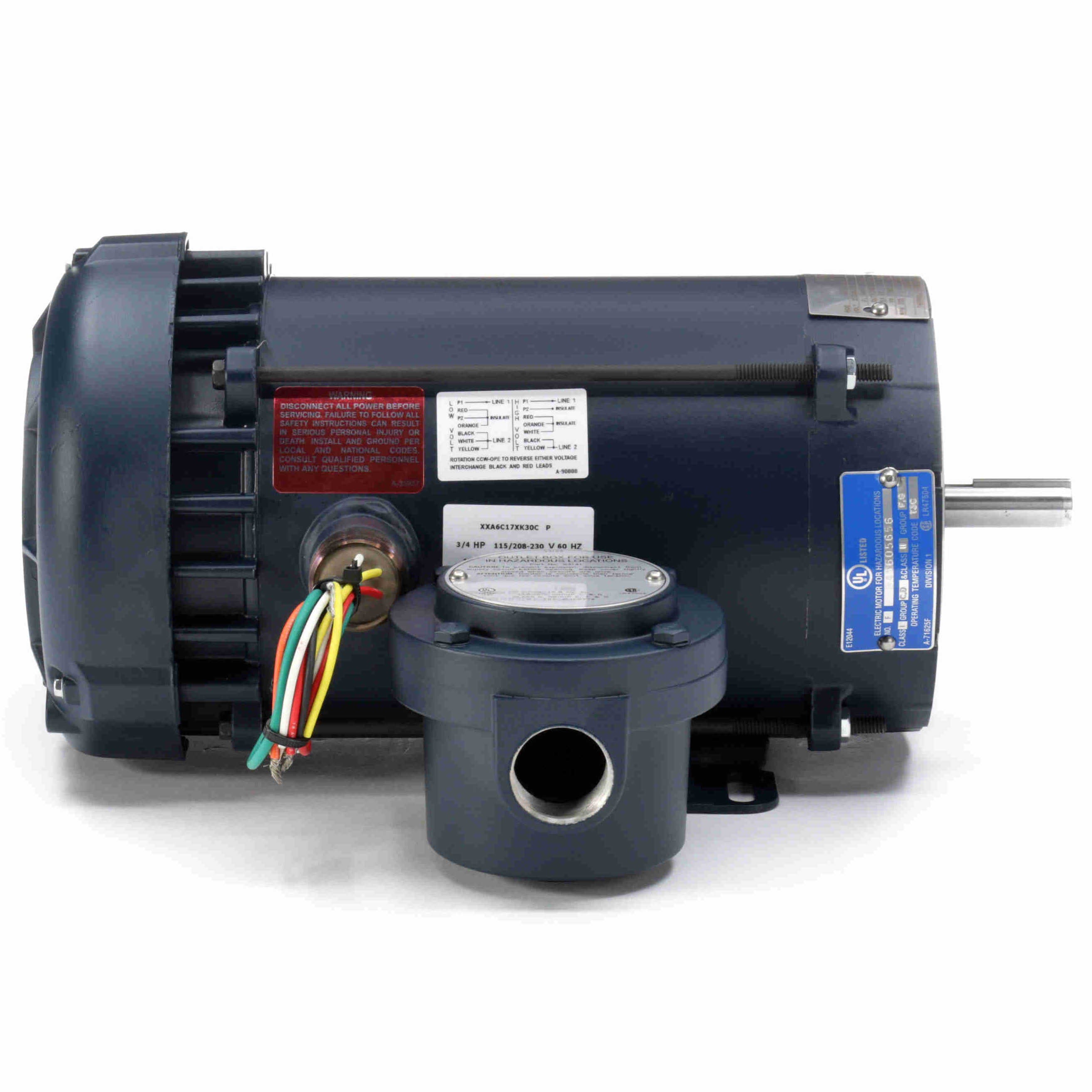 116612.00 Leeson 3/4HP Explosion Proof Electric Motor, 1800RPM