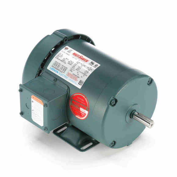 116739.00 Leeson 3/4HP Wattsaver General Purpose Electric Motor, 1725RPM