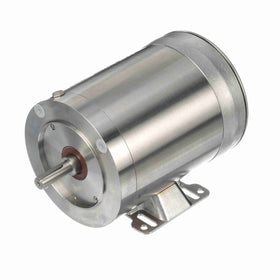 117266.00 Leeson 1/2HP Washguard Stainless Steel Electric Motor, 1725RPM - 0