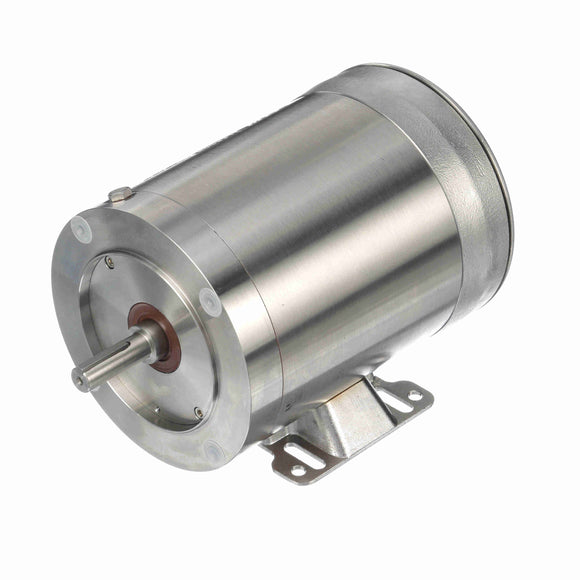 117266.00 Leeson 1/2HP Washguard Stainless Steel Electric Motor, 1725RPM