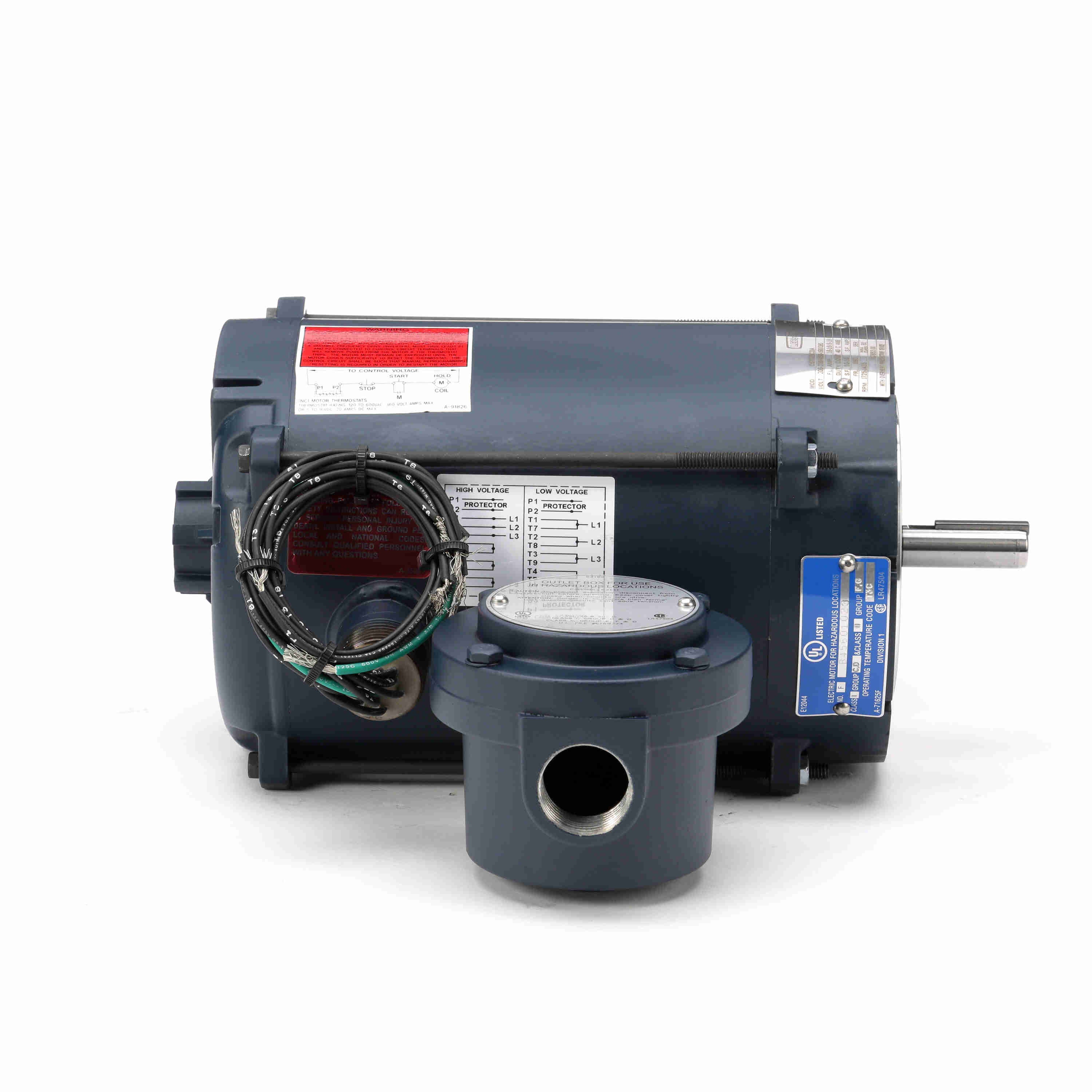 117852.00 Leeson 1/2HP Explosion Proof Electric Motor, 1800RPM