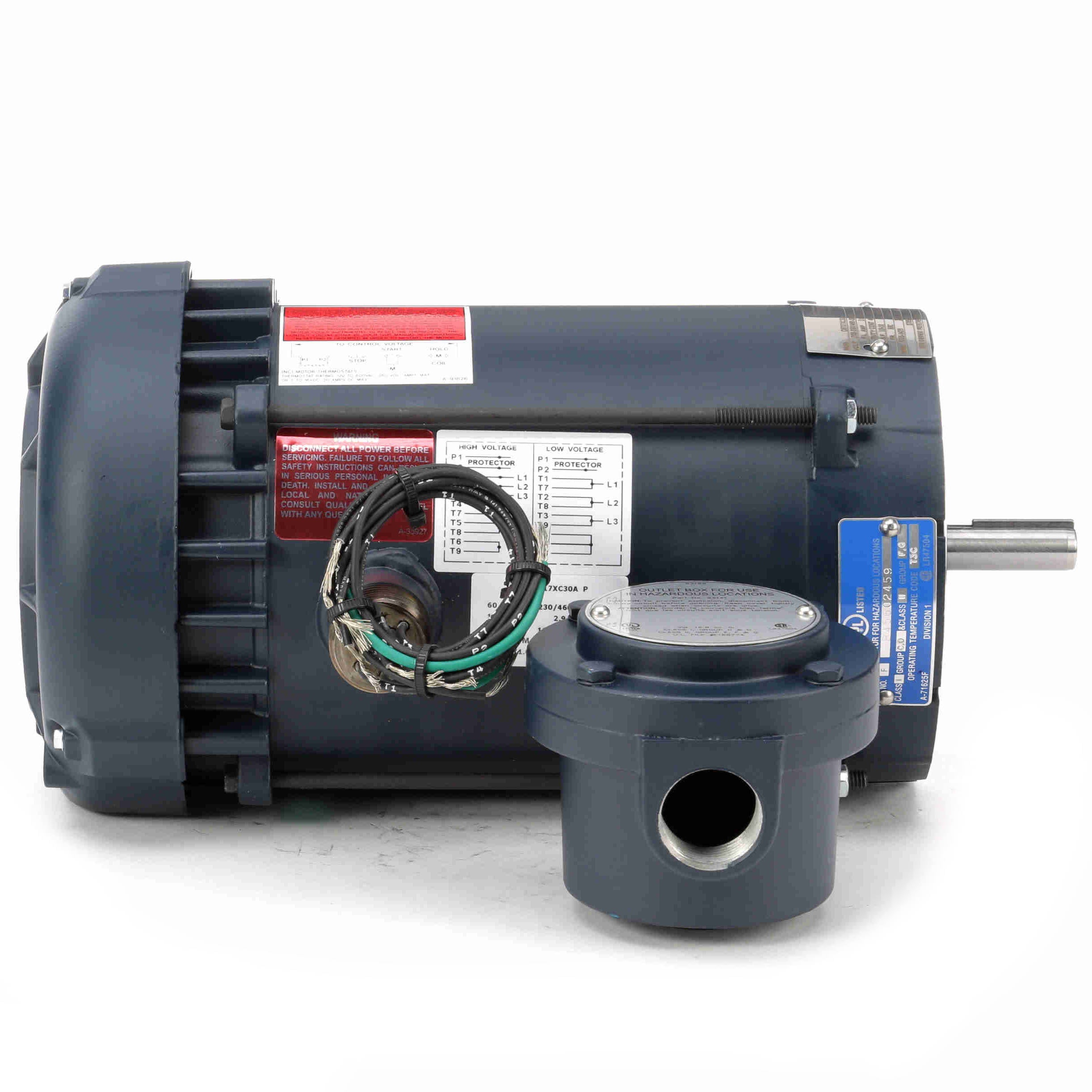 117853.00 Leeson 3/4HP Explosion Proof Electric Motor, 1800RPM