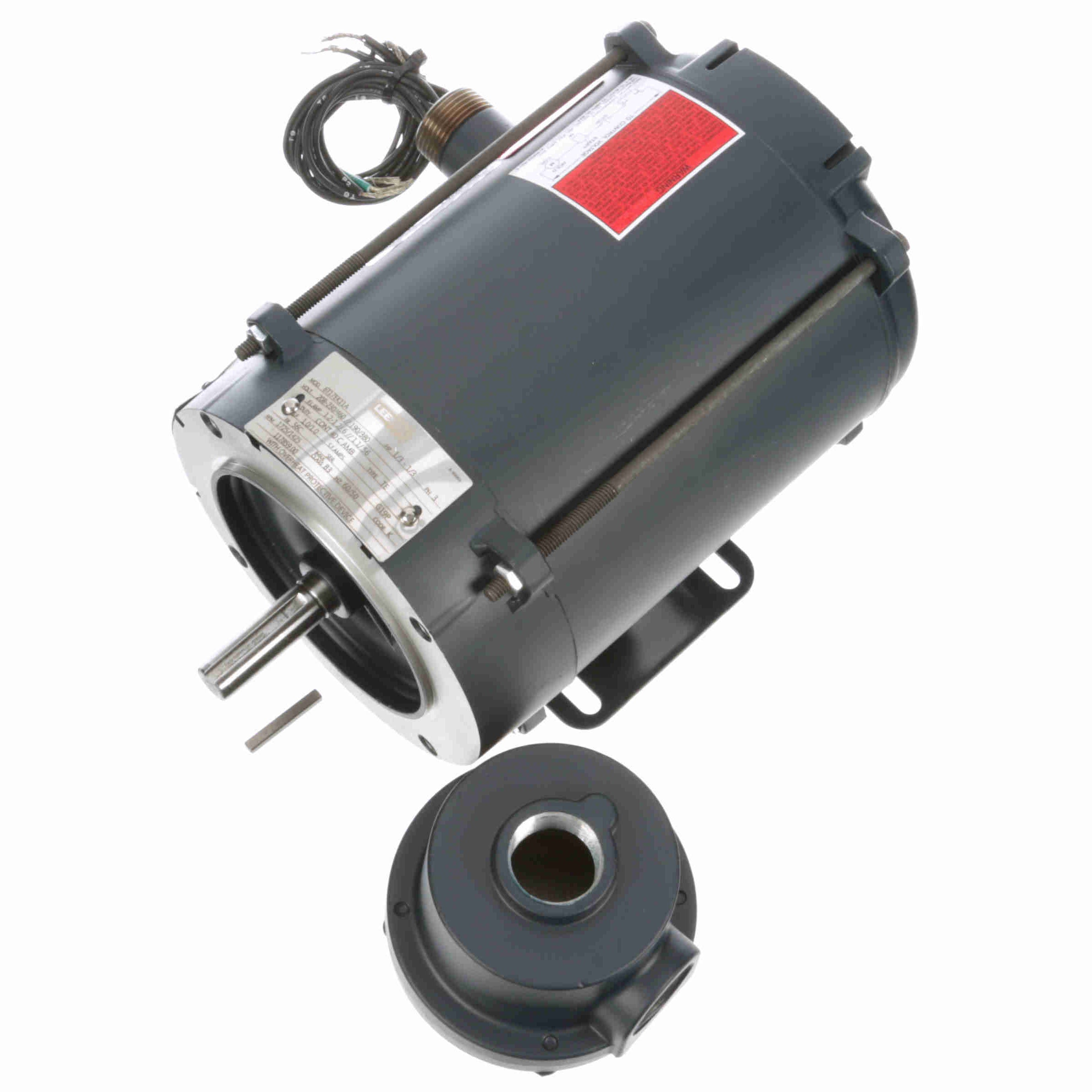 117859.00 Leeson 1/3HP Explosion Proof Electric Motor, 1800RPM