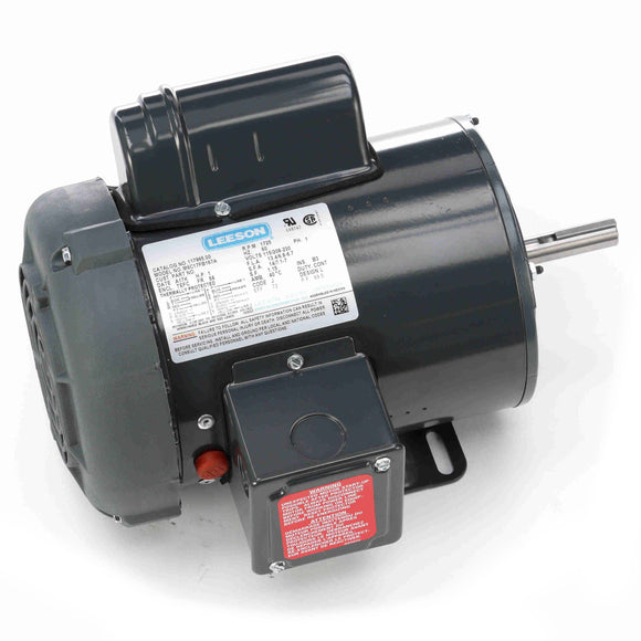 117865.00 Leeson 1HP Industry Agriculture High Torque Electric Motor, 1800RPM