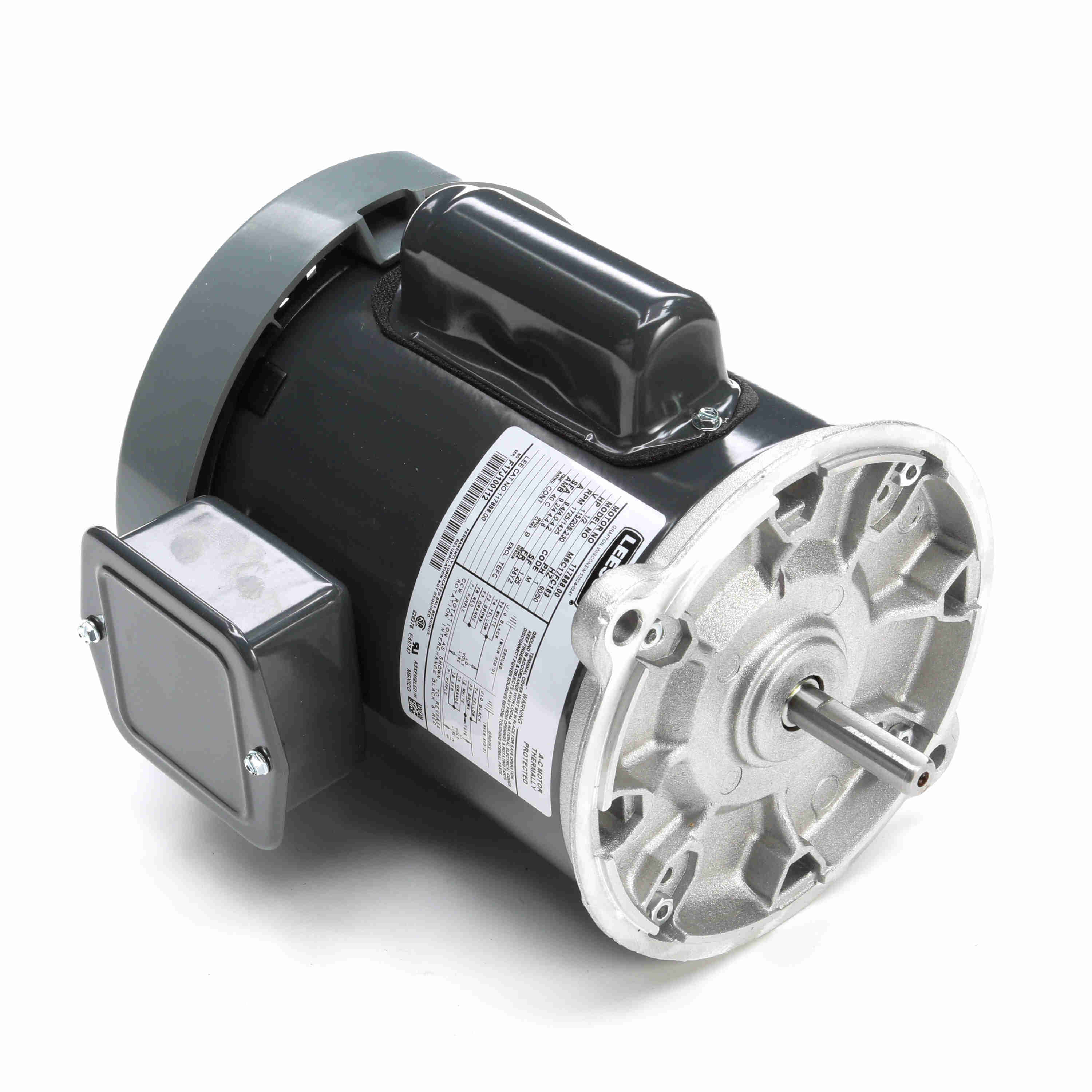 1/2HP Leeson Ag-Duty Feed-Auger Drive Electric Motor