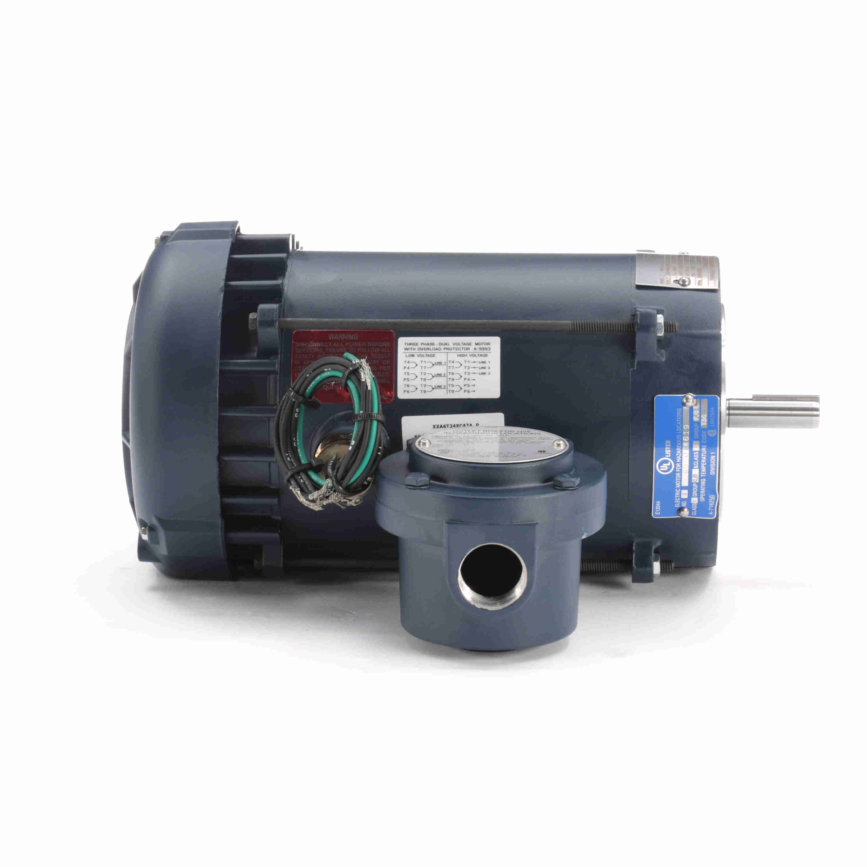119422.00 Leeson 1HP Explosion Proof Electric Motor, 3600RPM - 0
