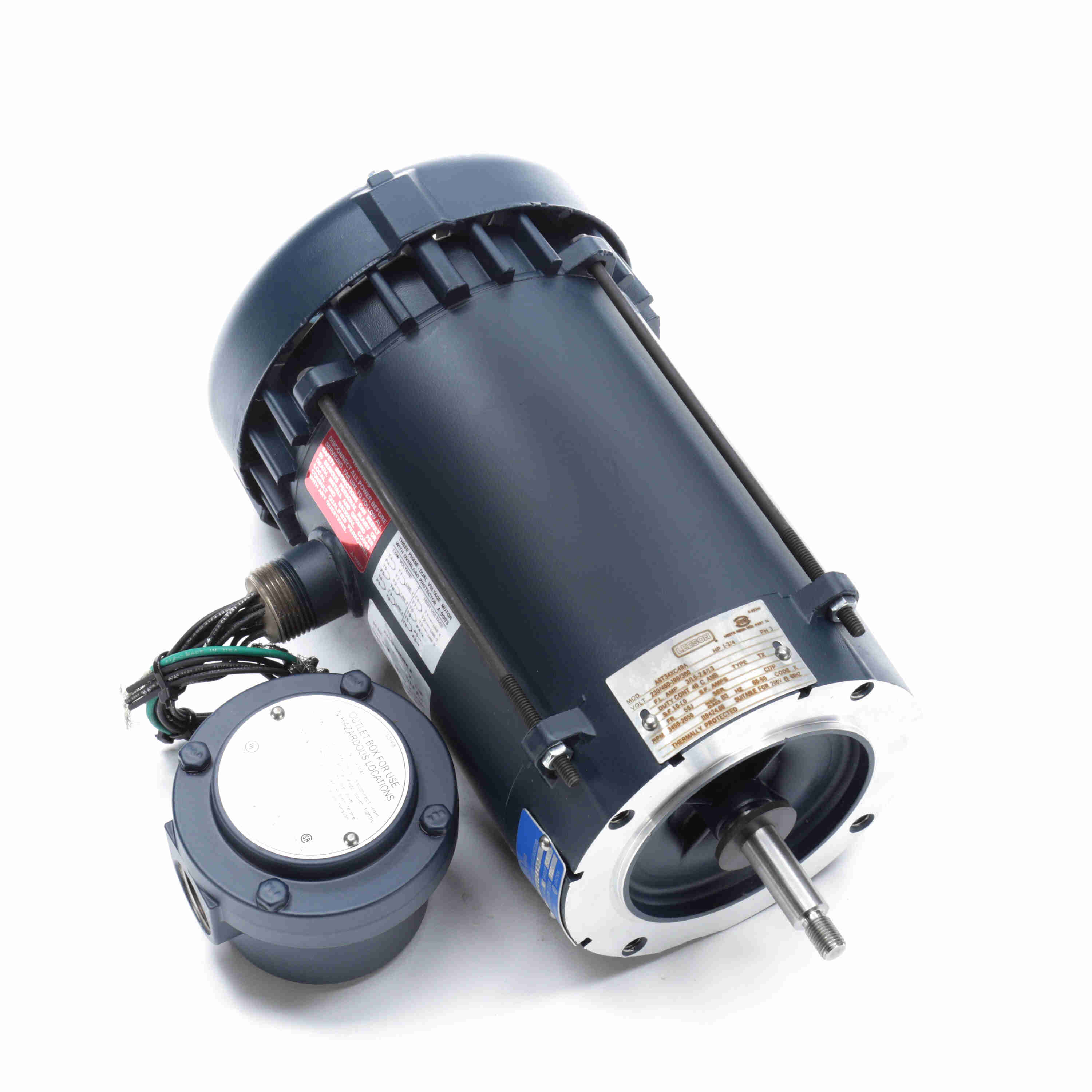 119424.00 Leeson 1HP Explosion Proof Electric Motor, 3600RPM - 0