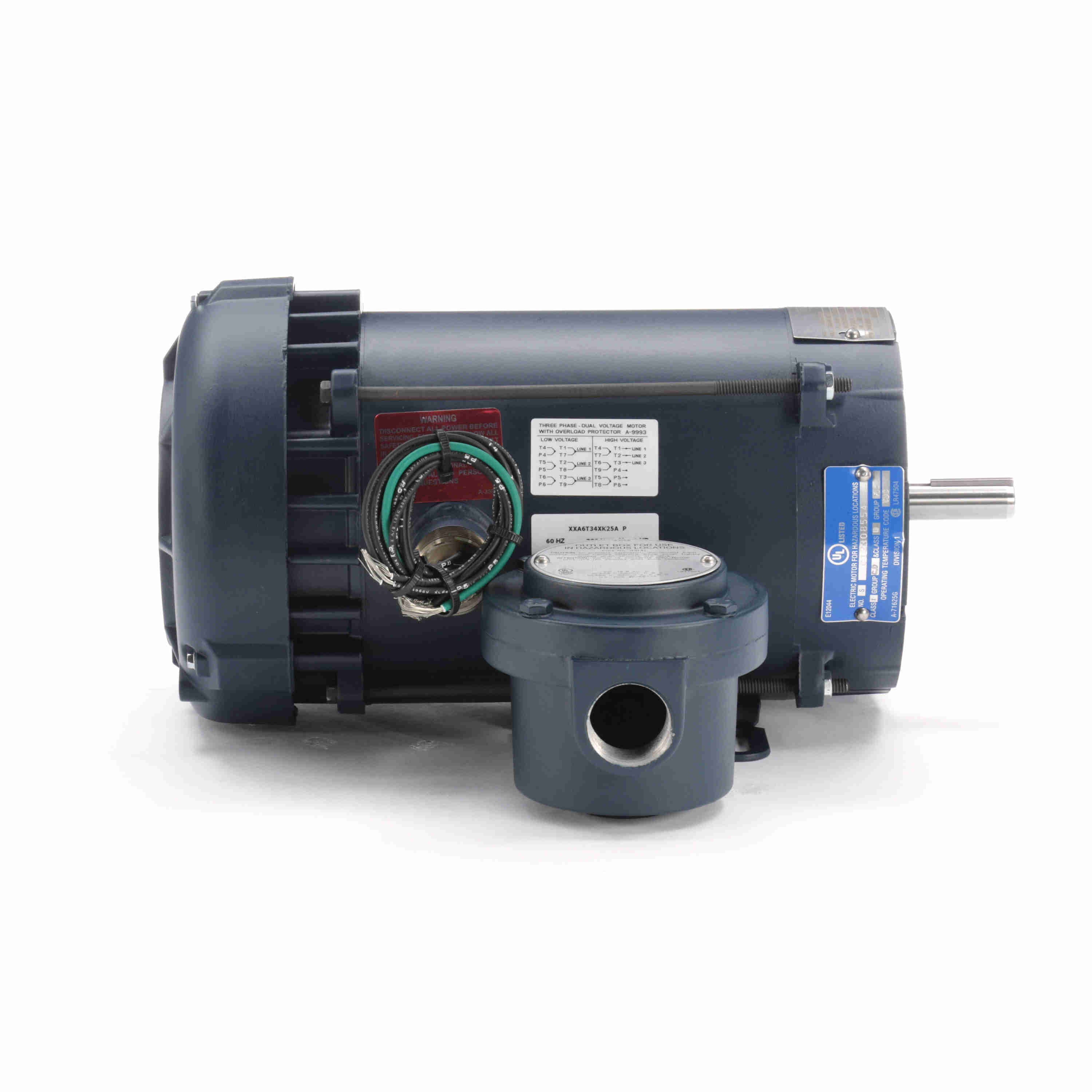 119436.00 Leeson 1HP Explosion Proof Electric Motor, 3600RPM - 0