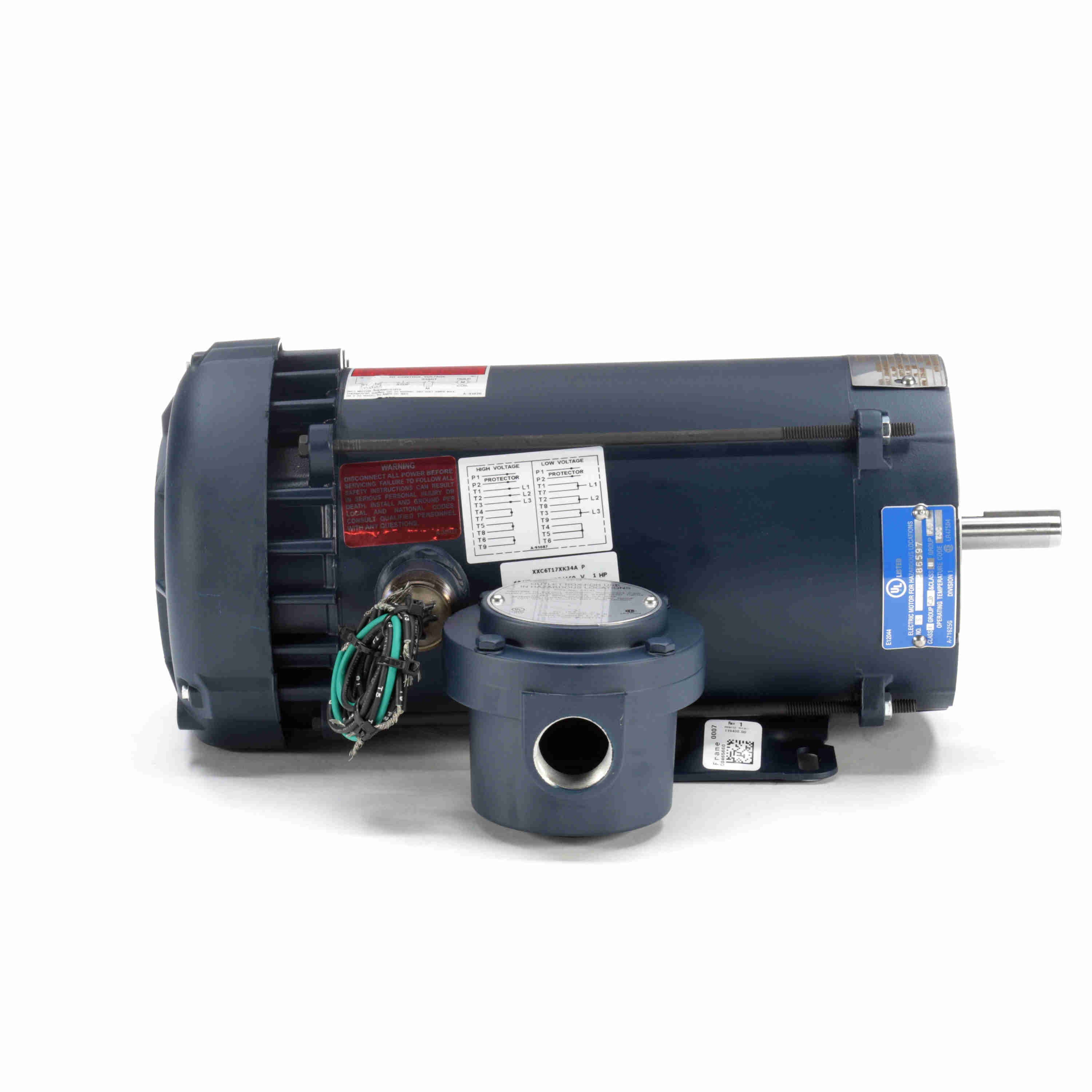 119438.00 Leeson 1HP Explosion Proof Electric Motor, 1800RPM - 0