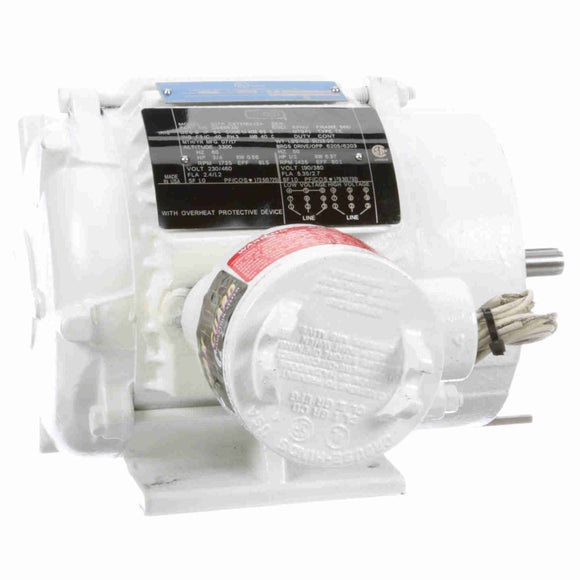119956.00 Leeson 3/4HP Washguard Explosion Proof Electric Motor, 1800RPM