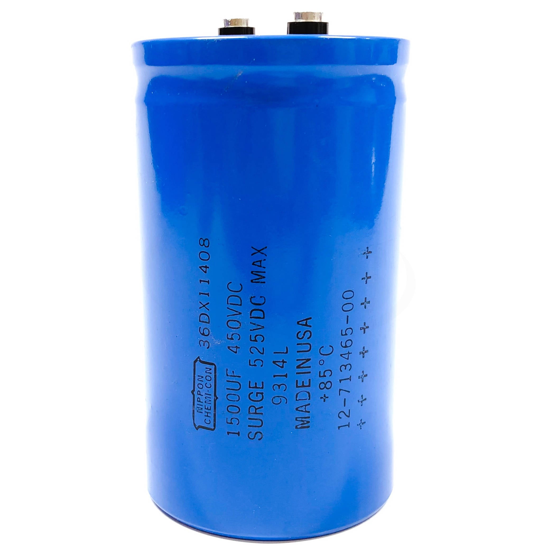 12-713465-00 Nippon Chemi-Con Electrolytic Capacitor, 1500 Microfarads, 450 VDC - 0