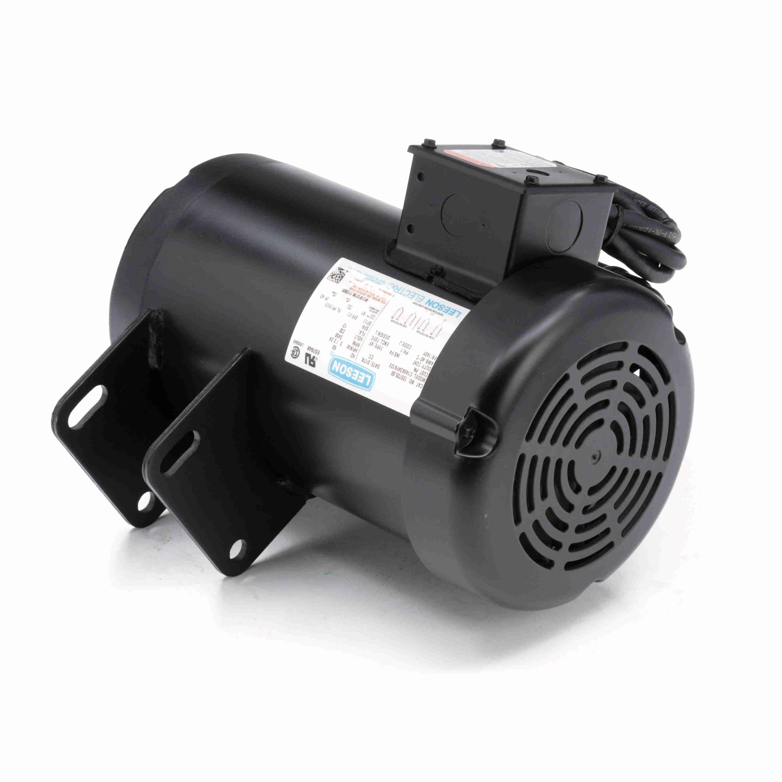 120728.00 Leeson 3HP Electric SawMotor, 3450RPM