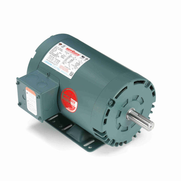 121004.00 Leeson 1.5HP Compressor Duty Electric Motor, 1750RPM