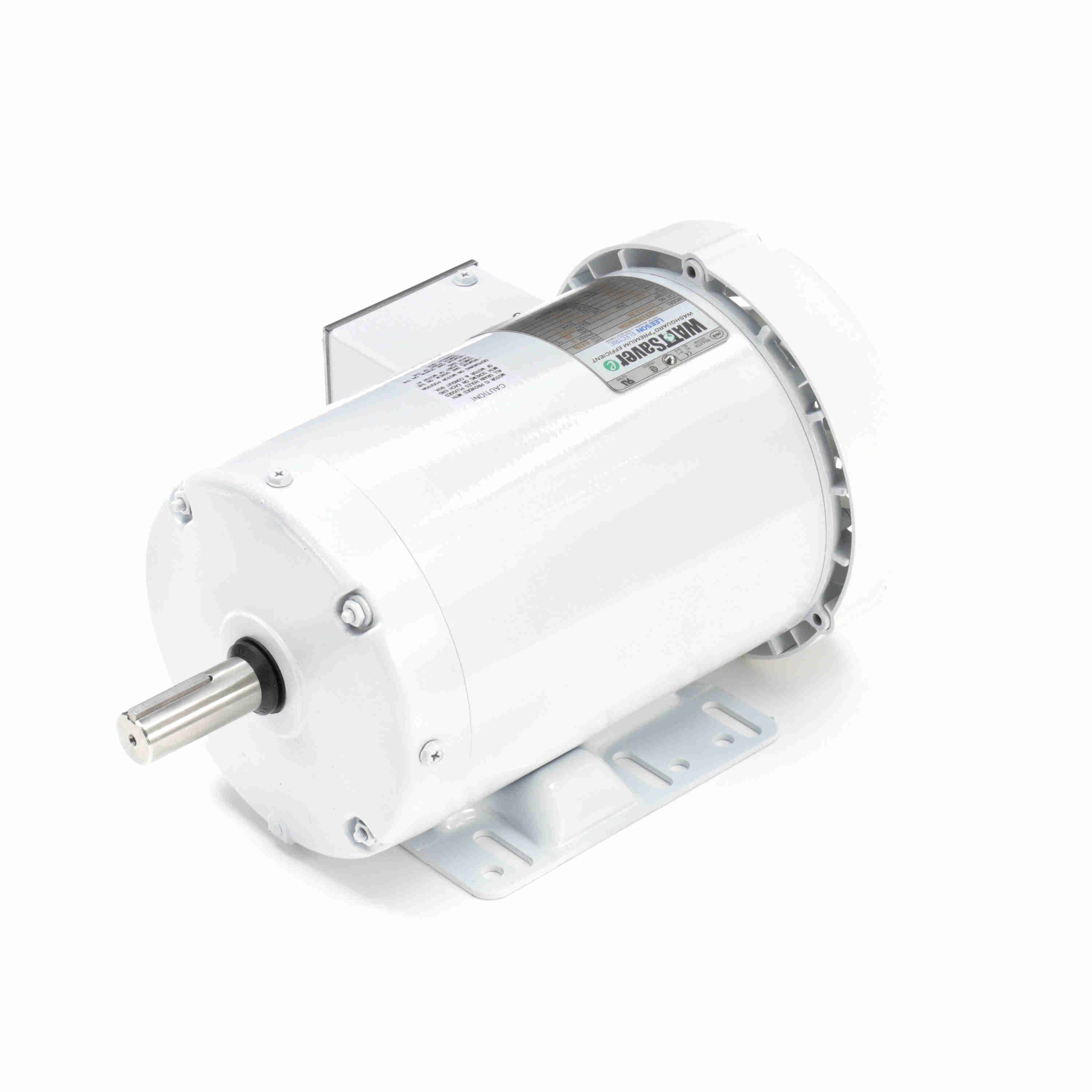Leeson Washguard Electric Motor, 1.5 HP, 1800 RPM