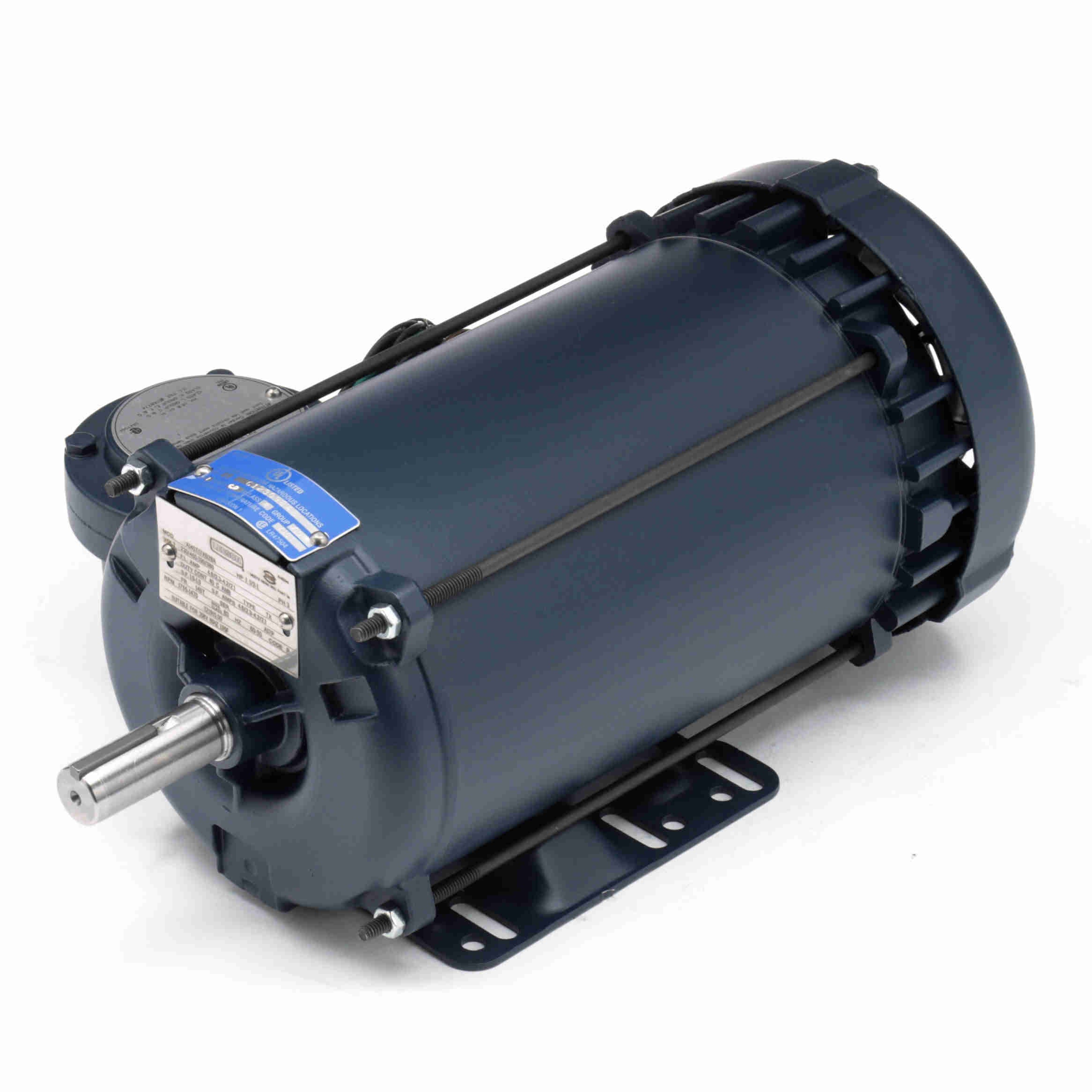 121915.00 Leeson 1/2HP Explosion Proof Electric Motor, 1800RPM - 0