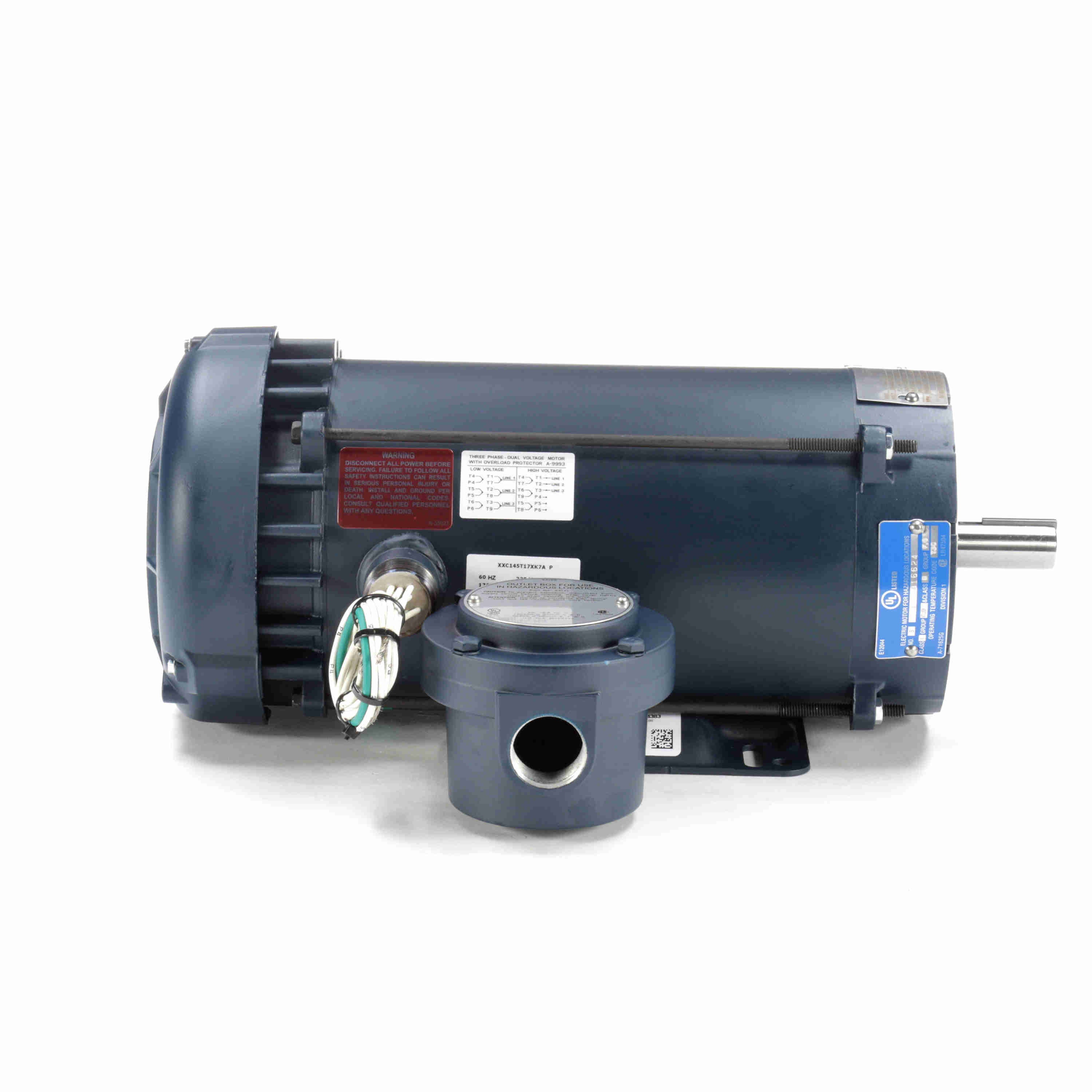 121921.00 Leeson 2HP Explosion Proof Electric Motor, 1800RPM - 0