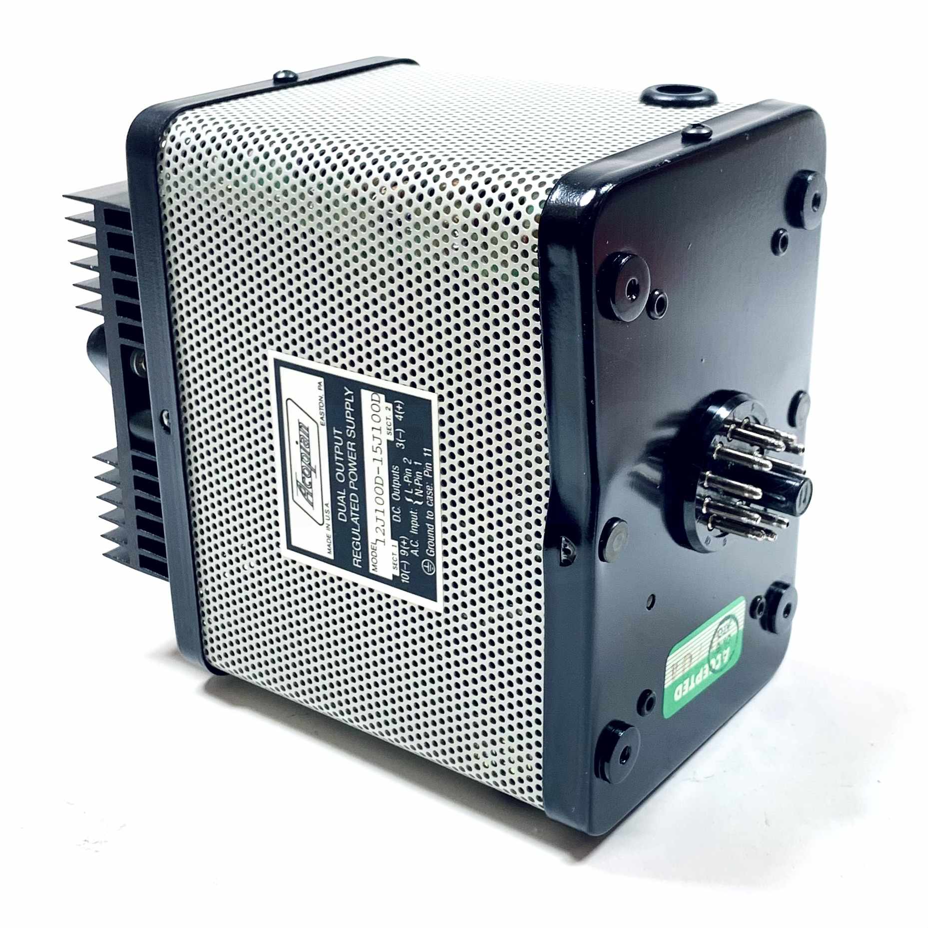 12J100D-15J100D Acopian Dual Output Regulated Power Supply - 0