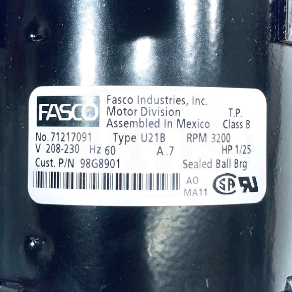 12M55 Lennox Blower Assembly, 1/25 HP, 208-230 Volts, 60 Hz, 3200 RPM