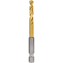 48-89-4609 Milwaukee SHOCKWAVE RED HELIX Titanium Drill Bit, 3/16"