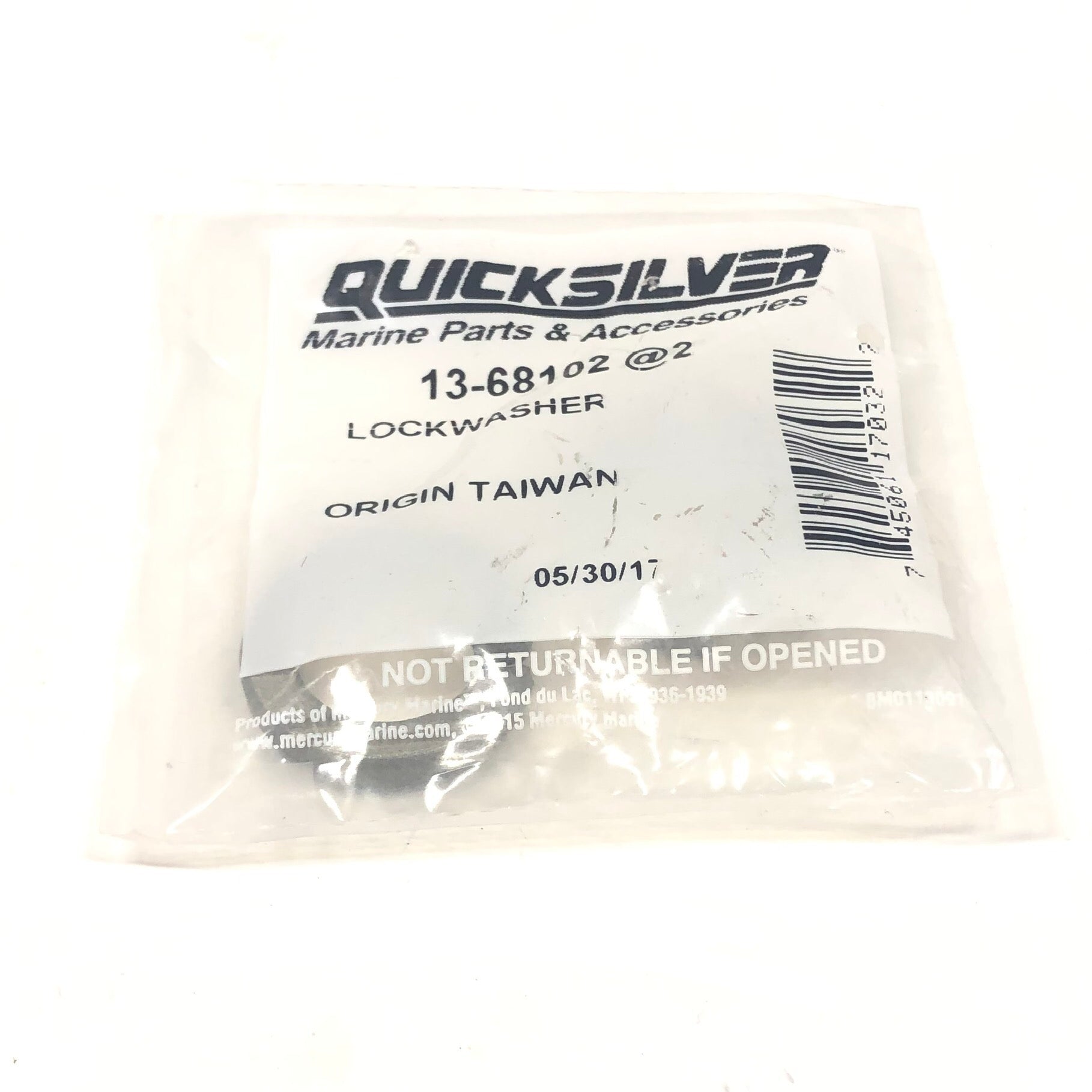13-68102 Quicksilver Lockwasher 2 Pack - 0