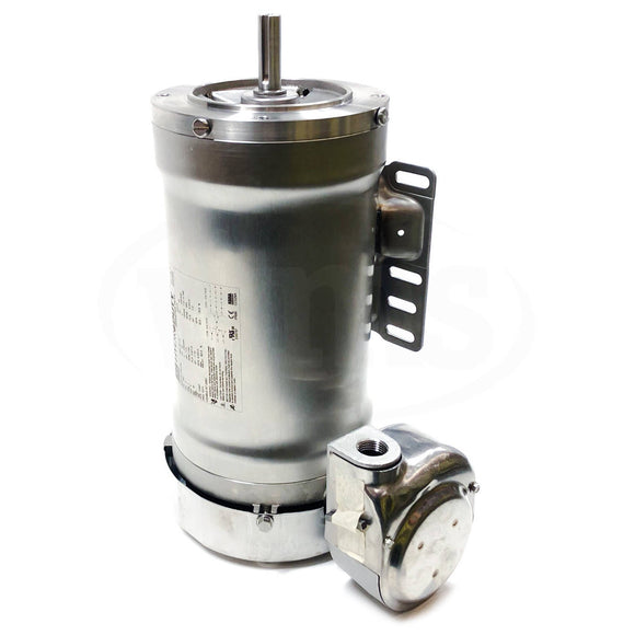 1311087138 WEG 1HP Hydroduty Washdown Electric Motor, 1140RPM