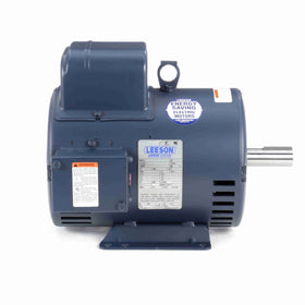 131622.00 Leeson 5HP Compressor Duty Electric Motor, 1740RPM