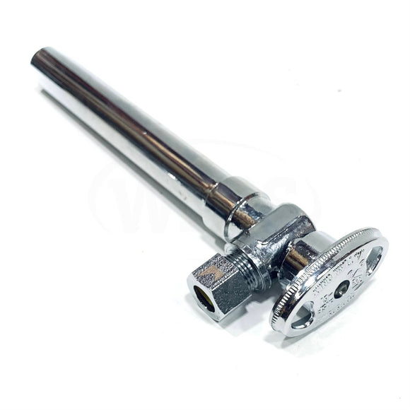 132-G2S1CE504 Sioux Chief Ang Stop 1/2 Swt X 3/8Od Comp 1/4-Trn W/5 Ext & Escut