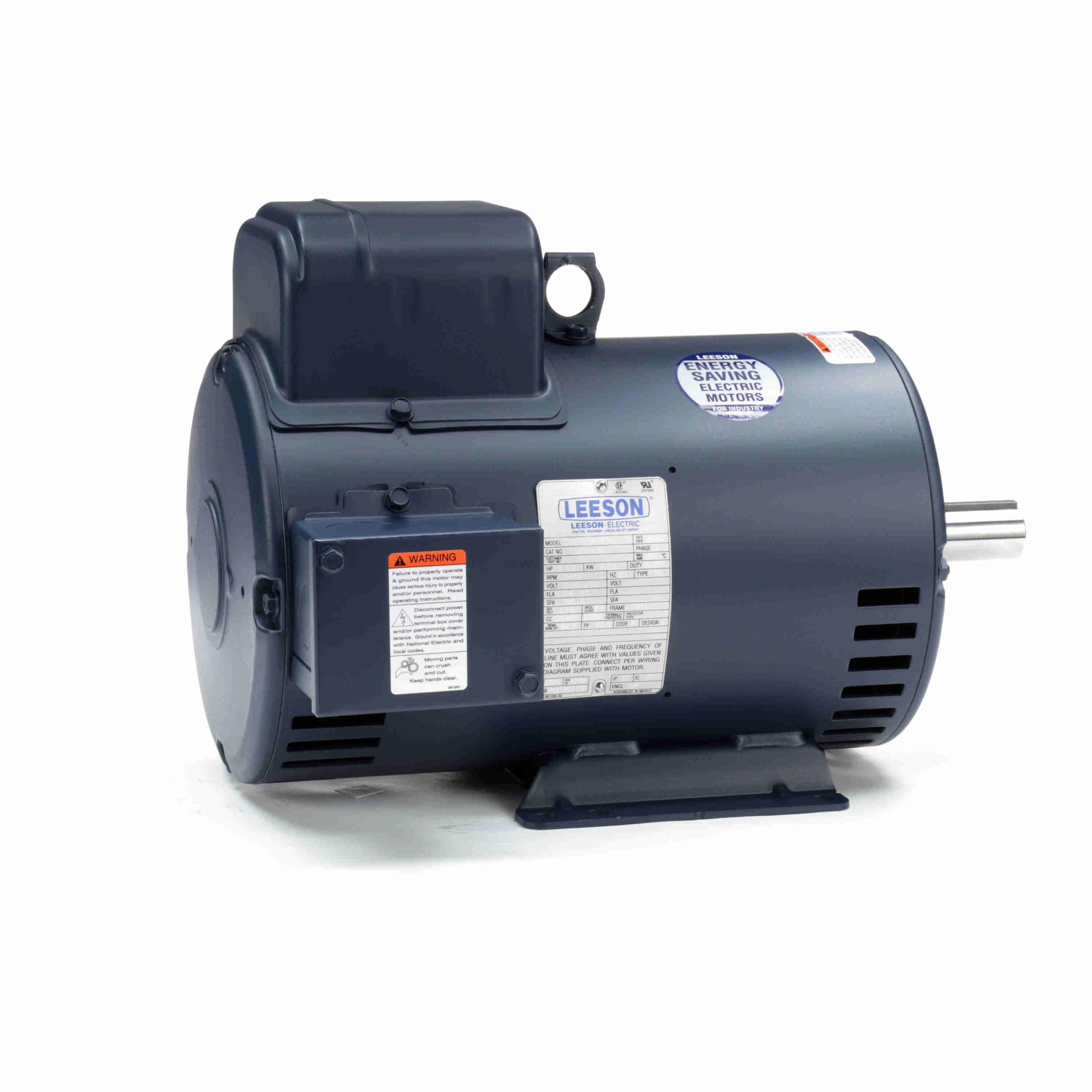 132044.00 Leeson 7.5HP Compressor Duty Electric Motor, 3450RPM