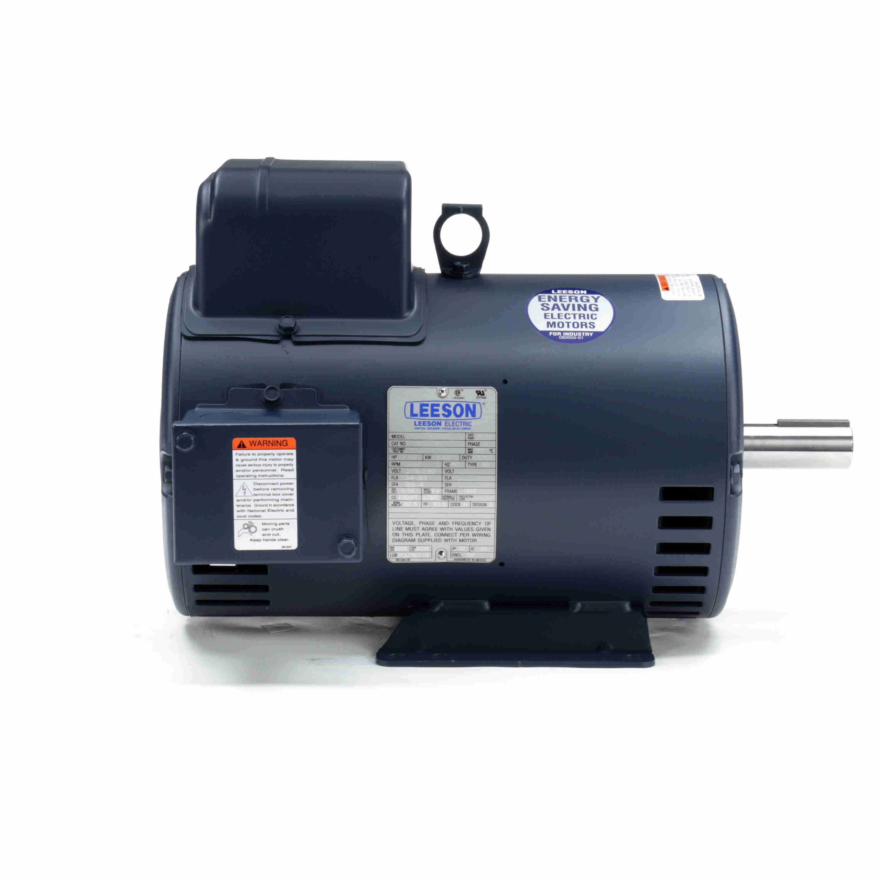 132044.00 Leeson 7.5HP Compressor Duty Electric Motor, 3450RPM - 0