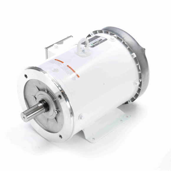 132200.00 Leeson Washguard Motor, 5 HP, 3600 RPM