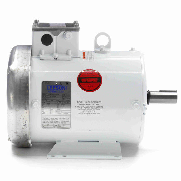 132246.00 Leeson 2HP Ag-Duty Feather Picker Electric Motor, 1200RPM