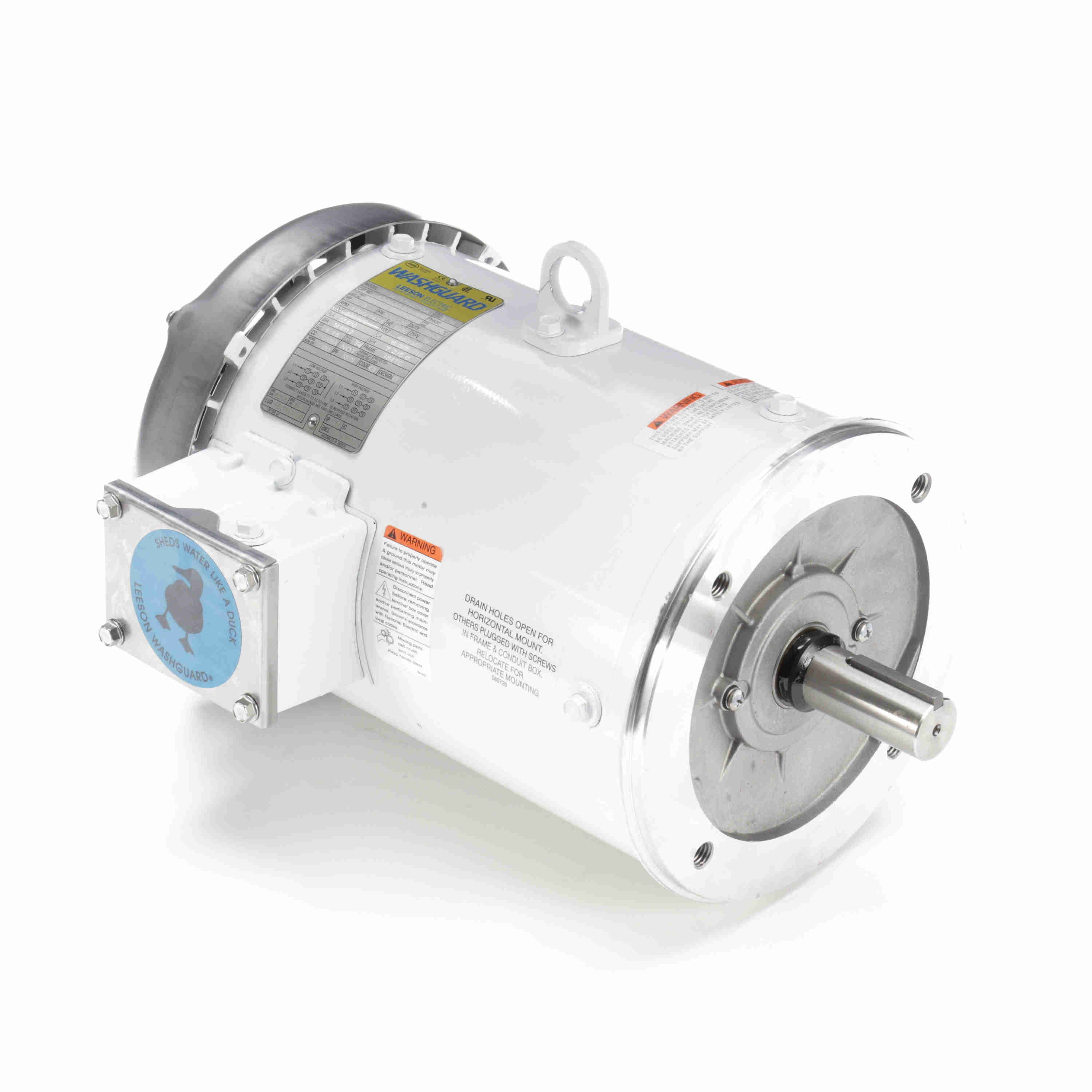 Leeson Washguard Electric Motor, 5 HP, 1800 RPM - 0