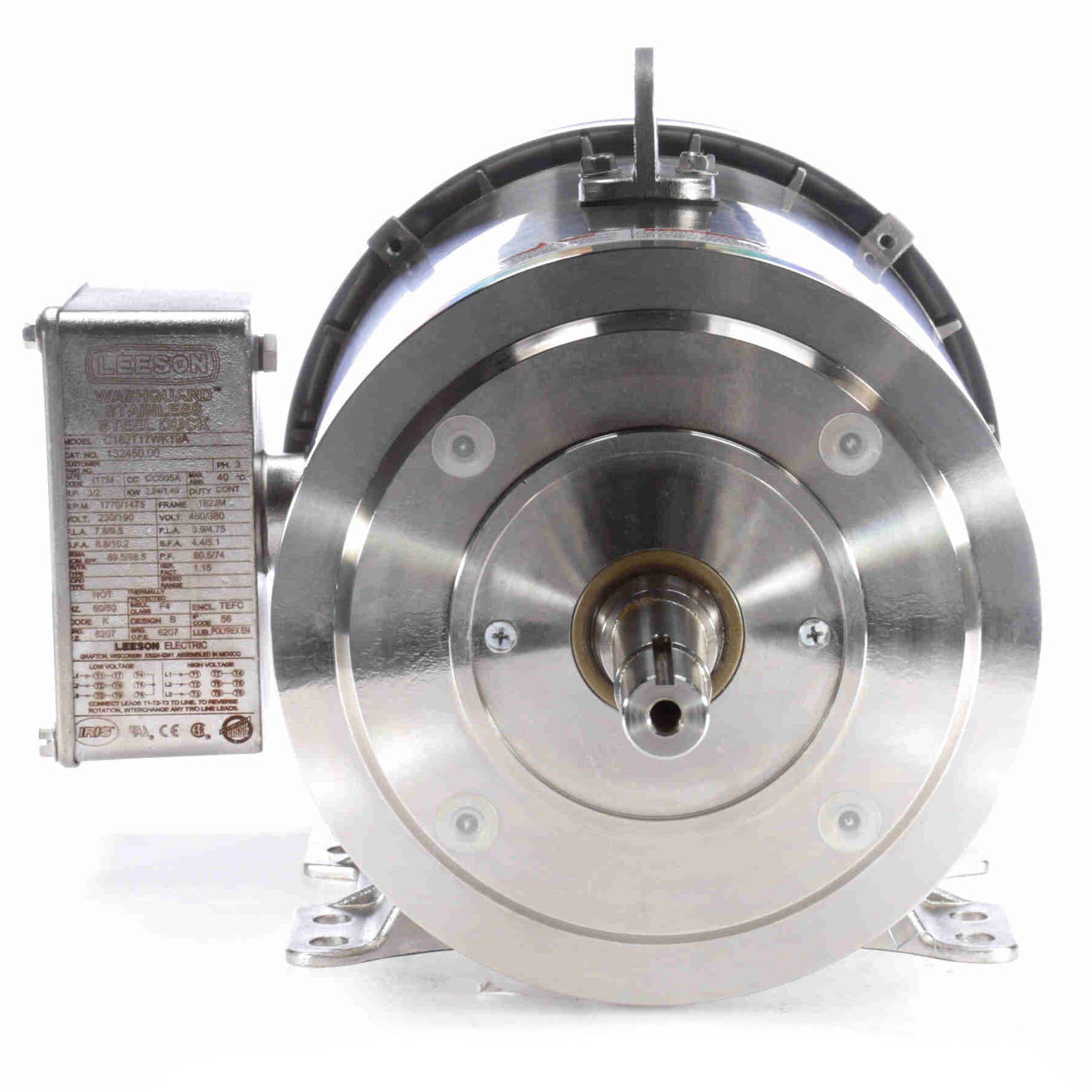 132450.00 Leeson 3HP Washdown JM Pump Electric Motor, 1800RPM