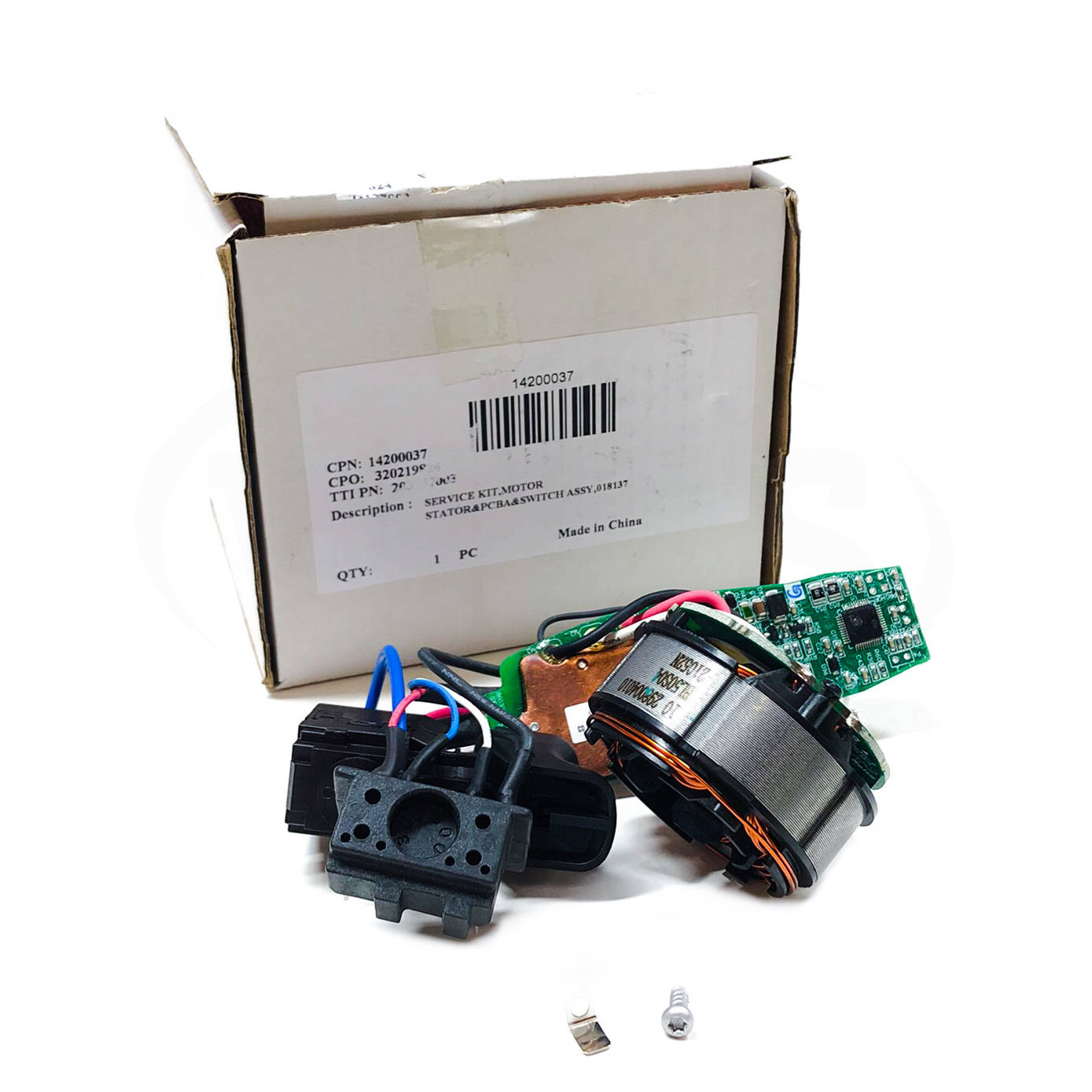 14-20-0037 Milwaukee Motor Field, Switch & Electronic Assembly - 0