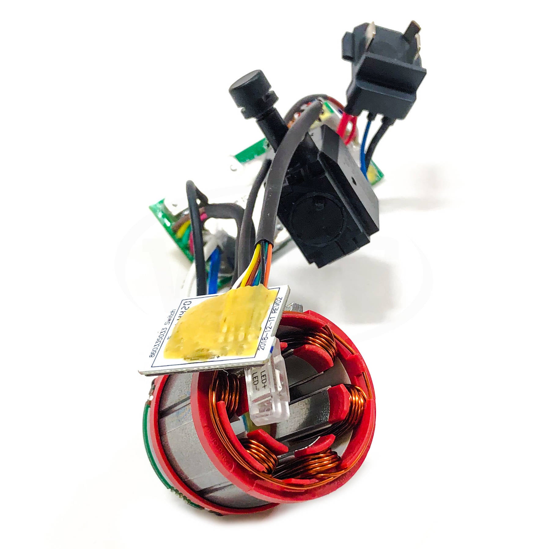 Stator, Switch & Electronics Assembly